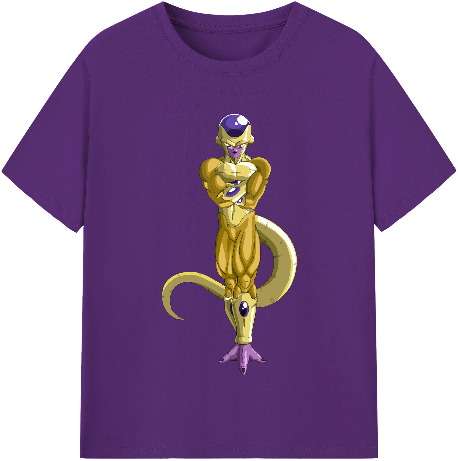 （画像用） ドラゴンボール フリーザ DRAGON BALL Frieza 綿100％半袖Tシャツ（フロントプリント）