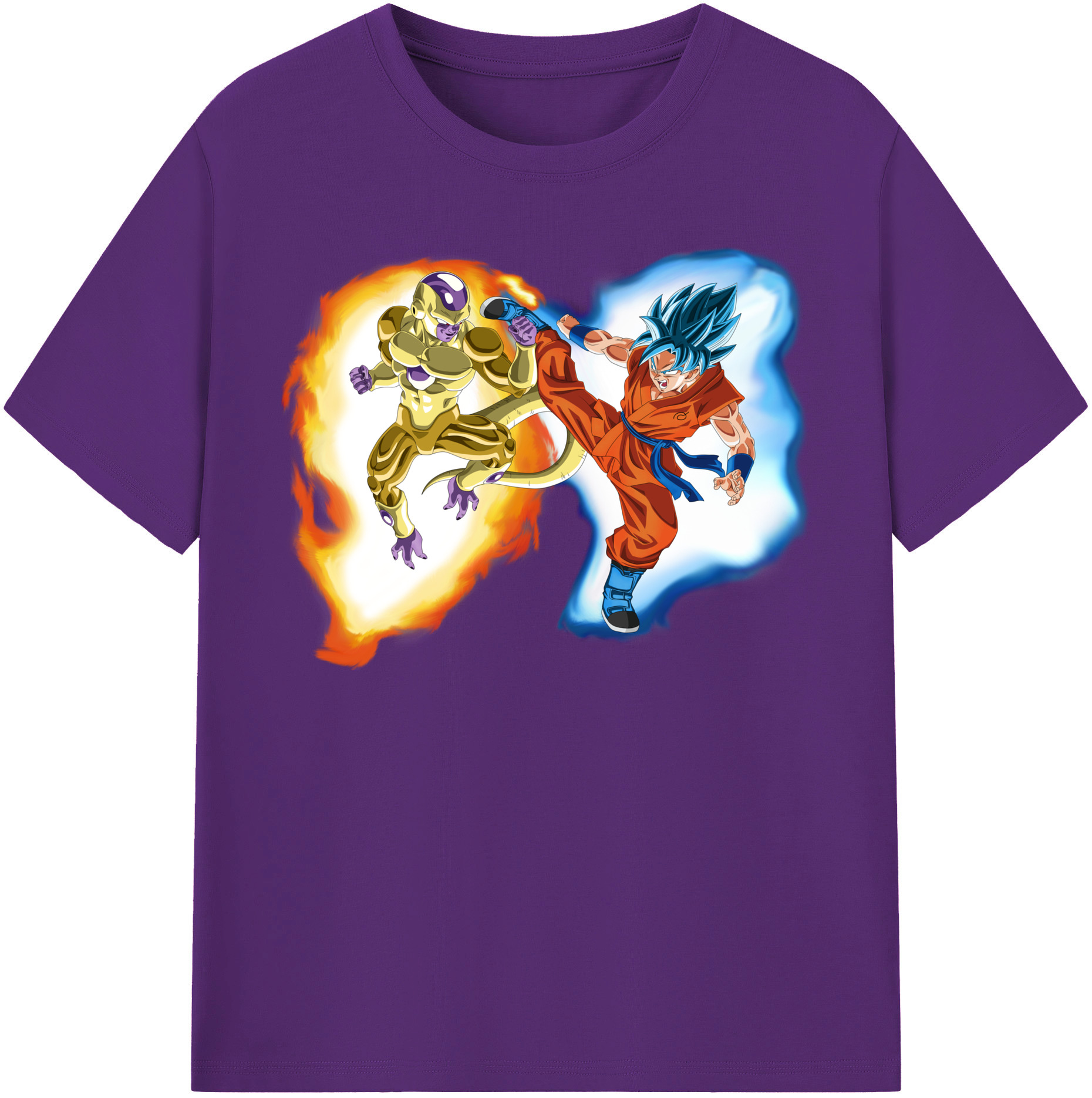 （画像用） ドラゴンボール フリーザ DRAGON BALL Frieza 綿100％半袖Tシャツ（フロントプリント）