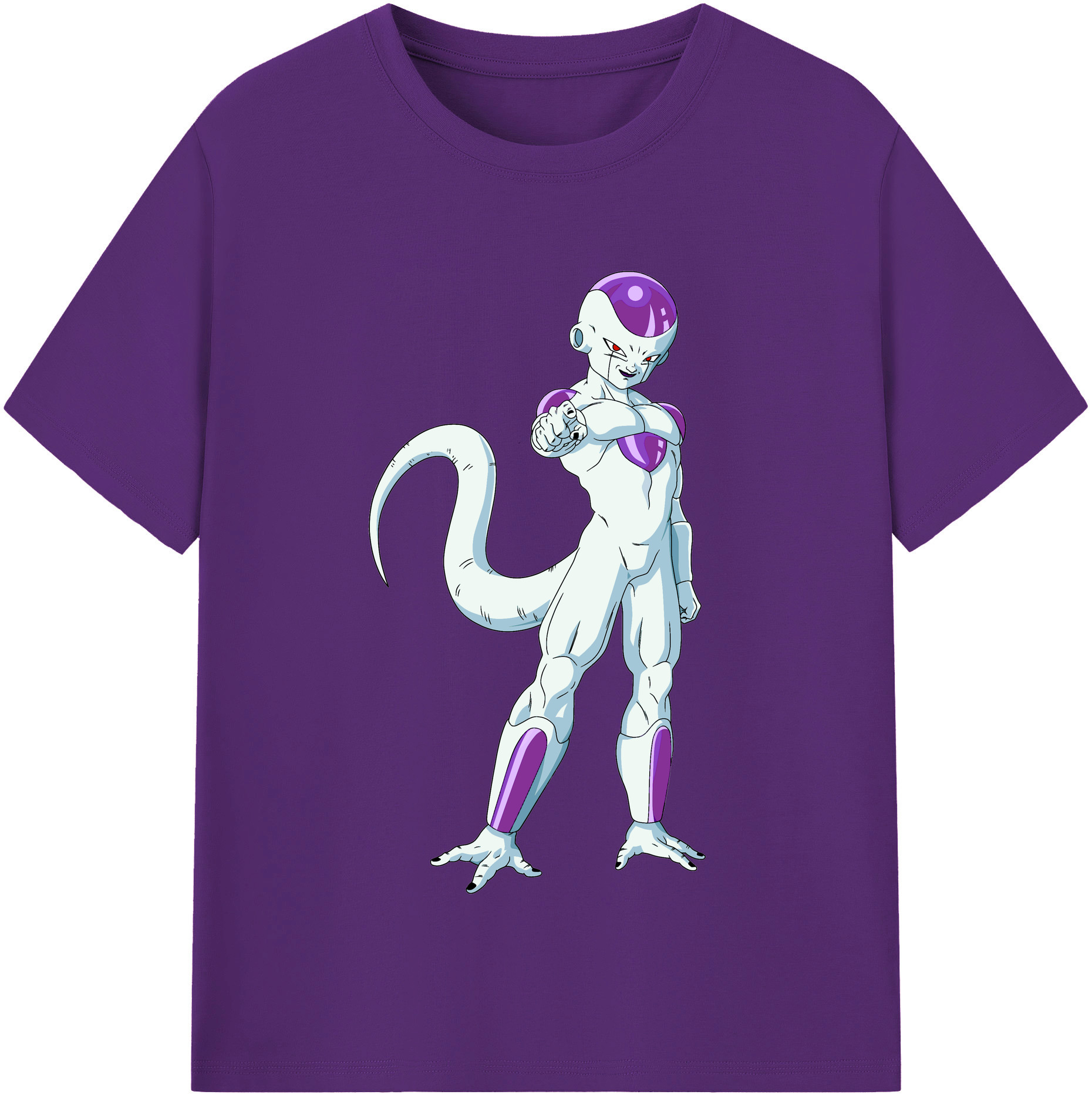 （画像用） ドラゴンボール フリーザ DRAGON BALL Frieza 綿100％半袖Tシャツ（フロントプリント）