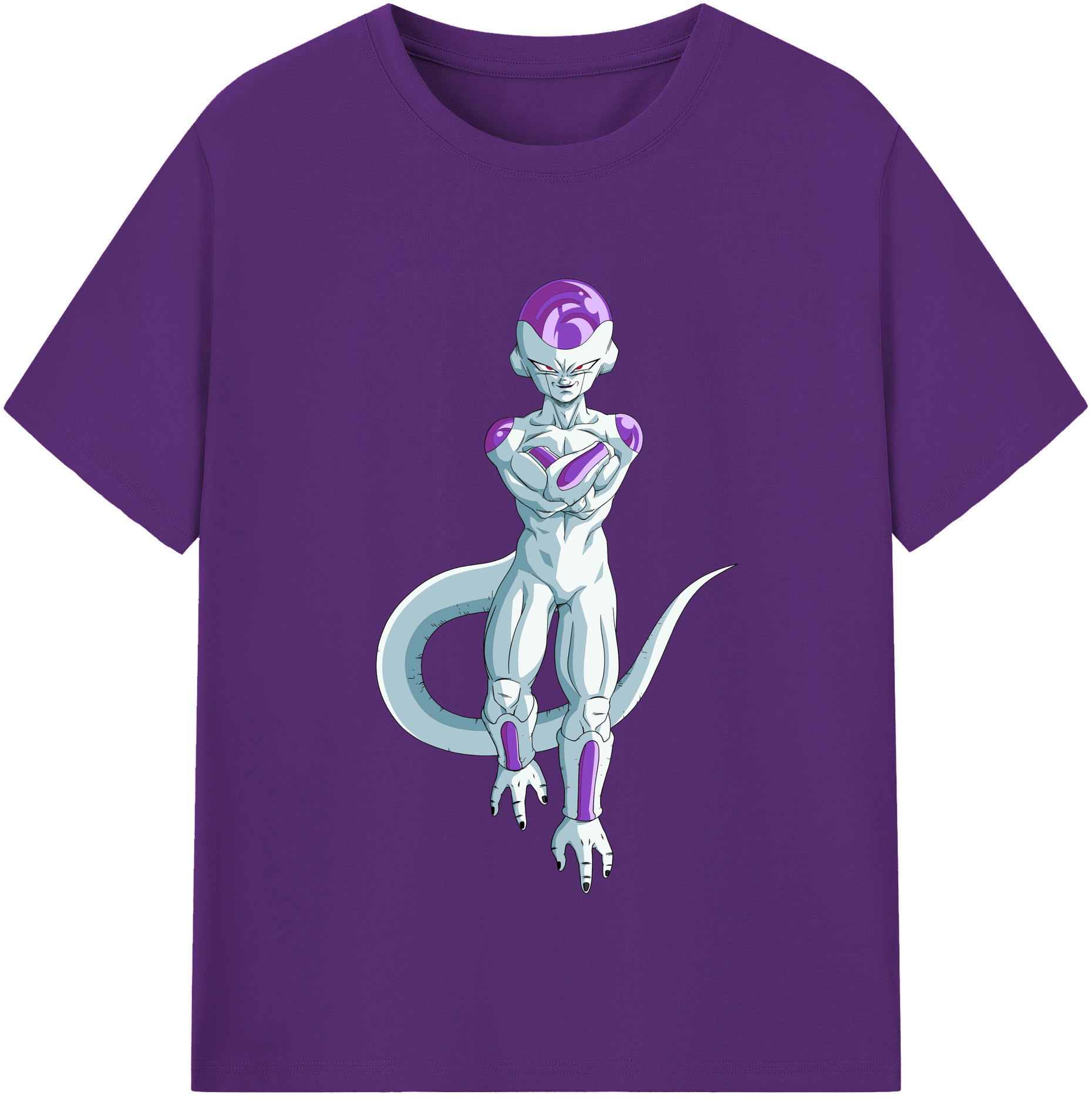 （画像用） ドラゴンボール フリーザ DRAGON BALL Frieza 綿100％半袖Tシャツ（フロントプリント）