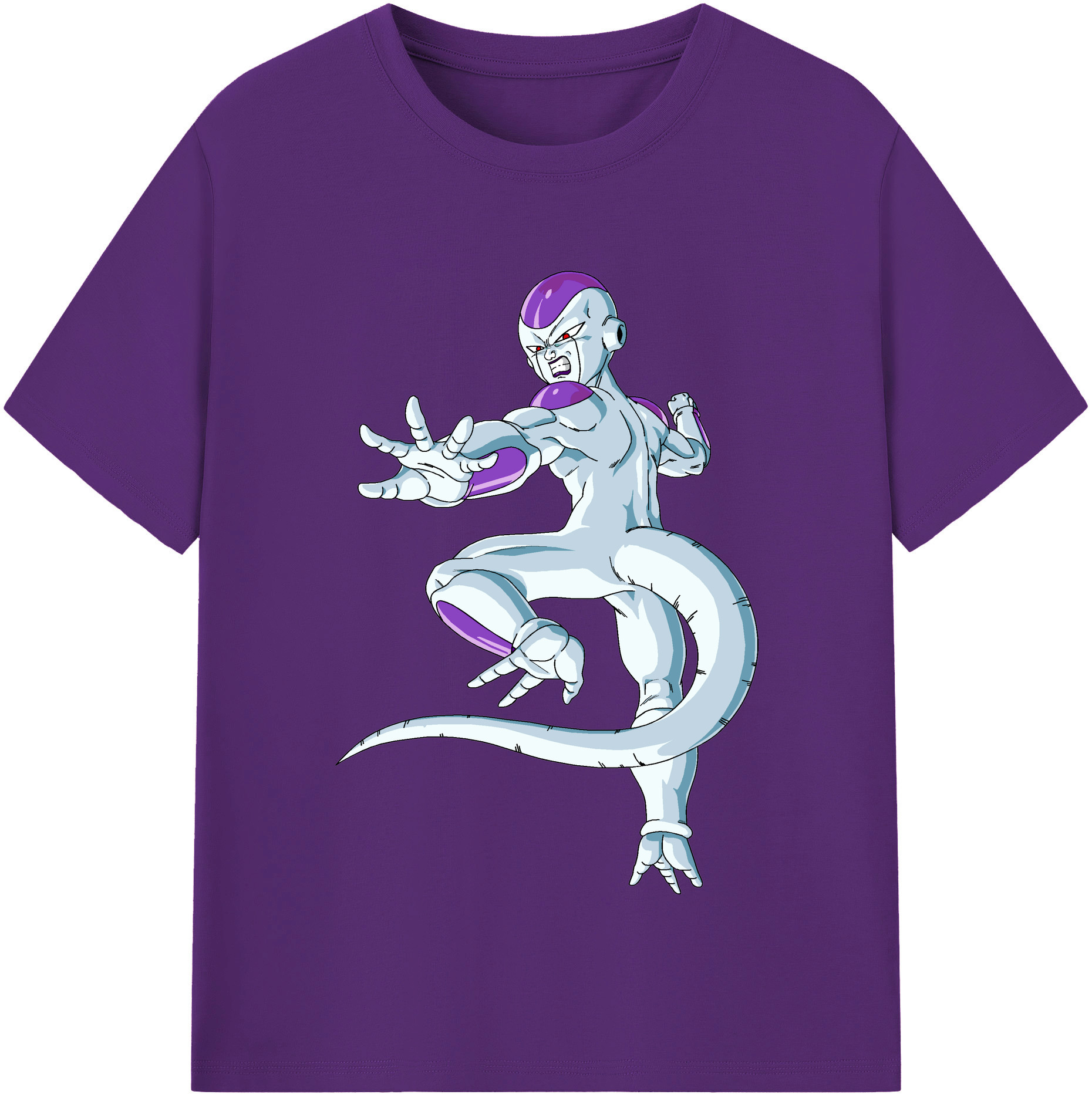 （画像用） ドラゴンボール フリーザ DRAGON BALL Frieza 綿100％半袖Tシャツ（フロントプリント）