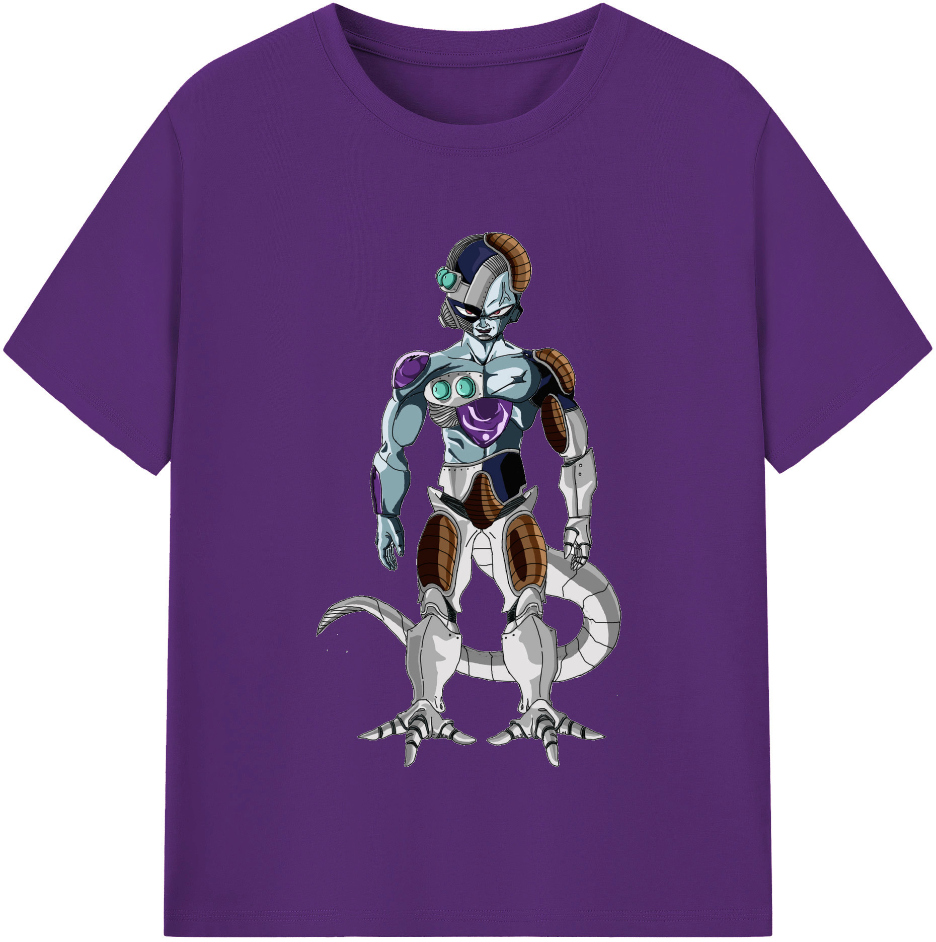 （画像用） ドラゴンボール クウラ DRAGON BALL Cooler Coora 綿100％半袖Tシャツ（フロントプリント）