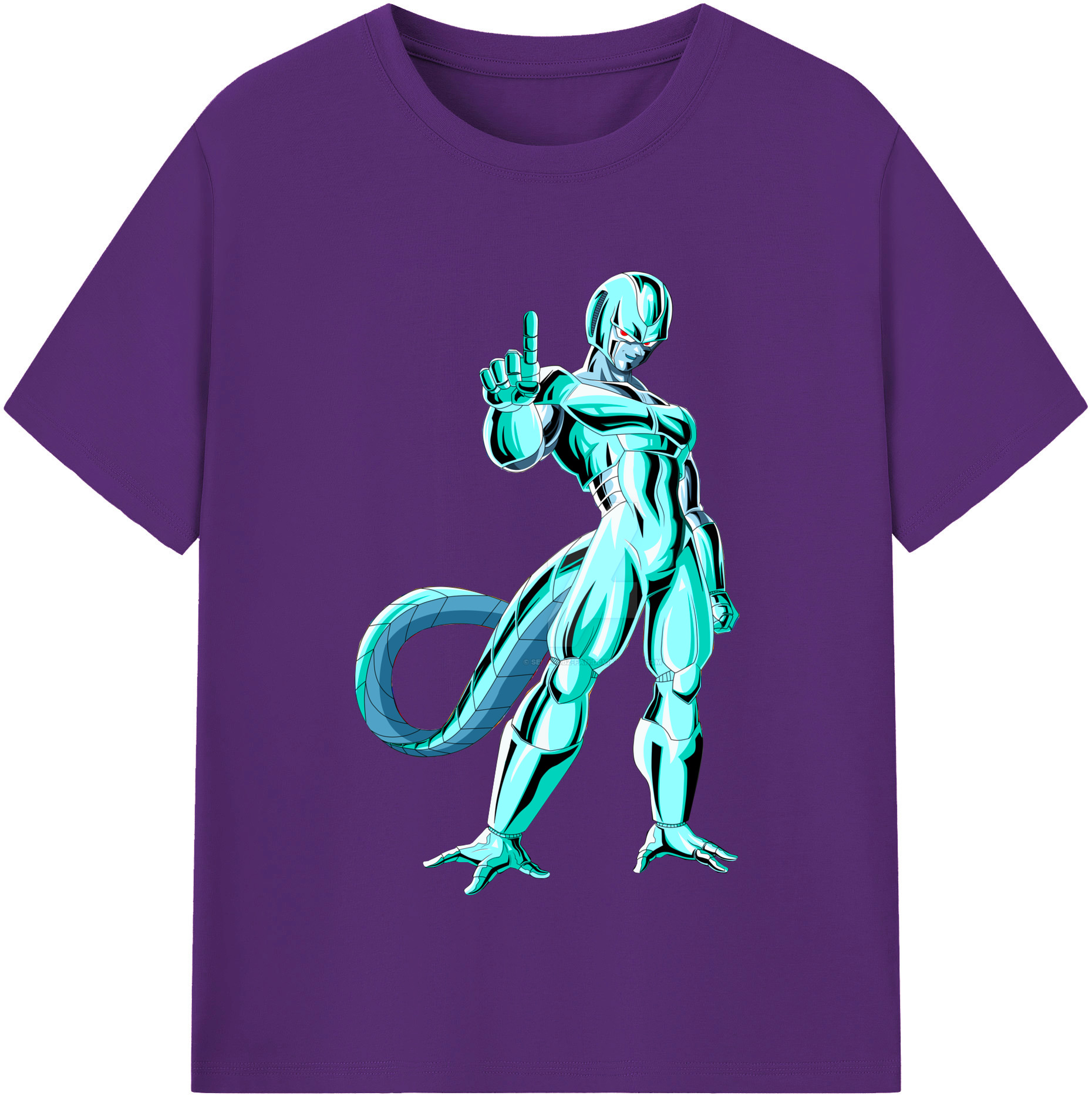 （画像用） ドラゴンボール クウラ DRAGON BALL Cooler Coora 綿100％半袖Tシャツ（フロントプリント）