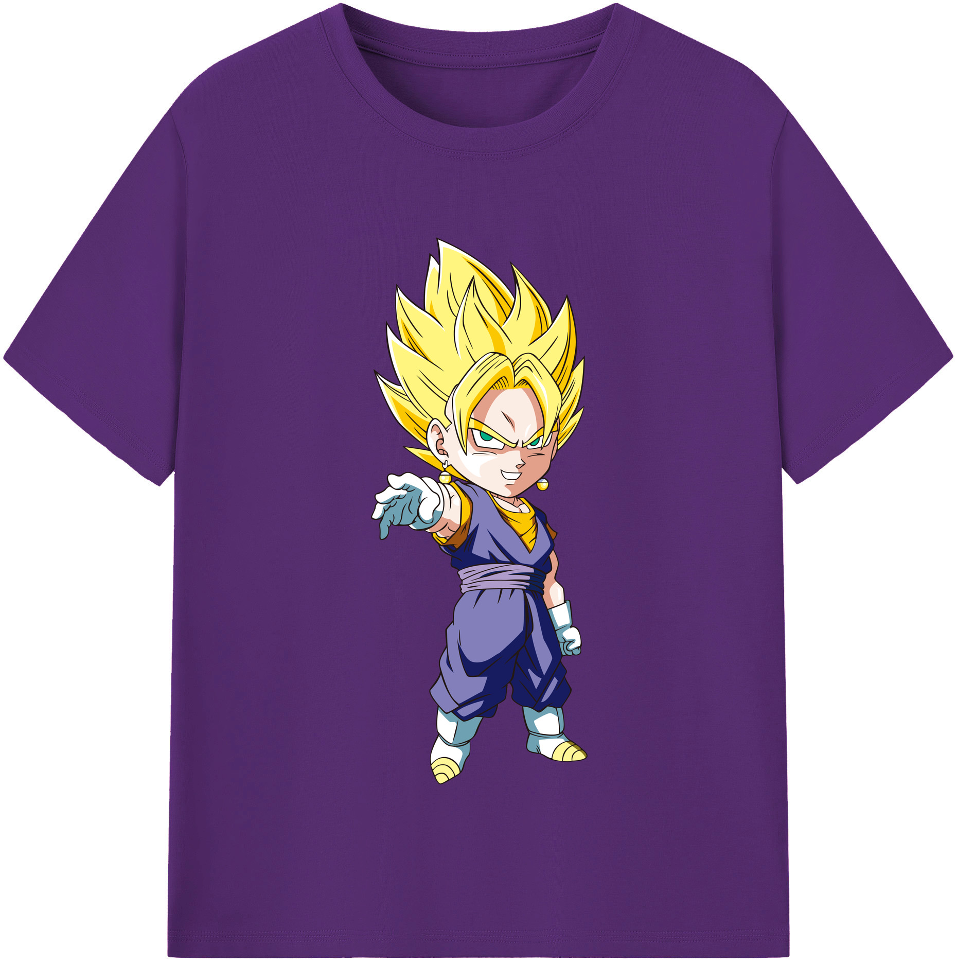 （画像用） ドラゴンボール ベジット DRAGON BALL Vegetto 綿100％半袖Tシャツ（フロントプリント）