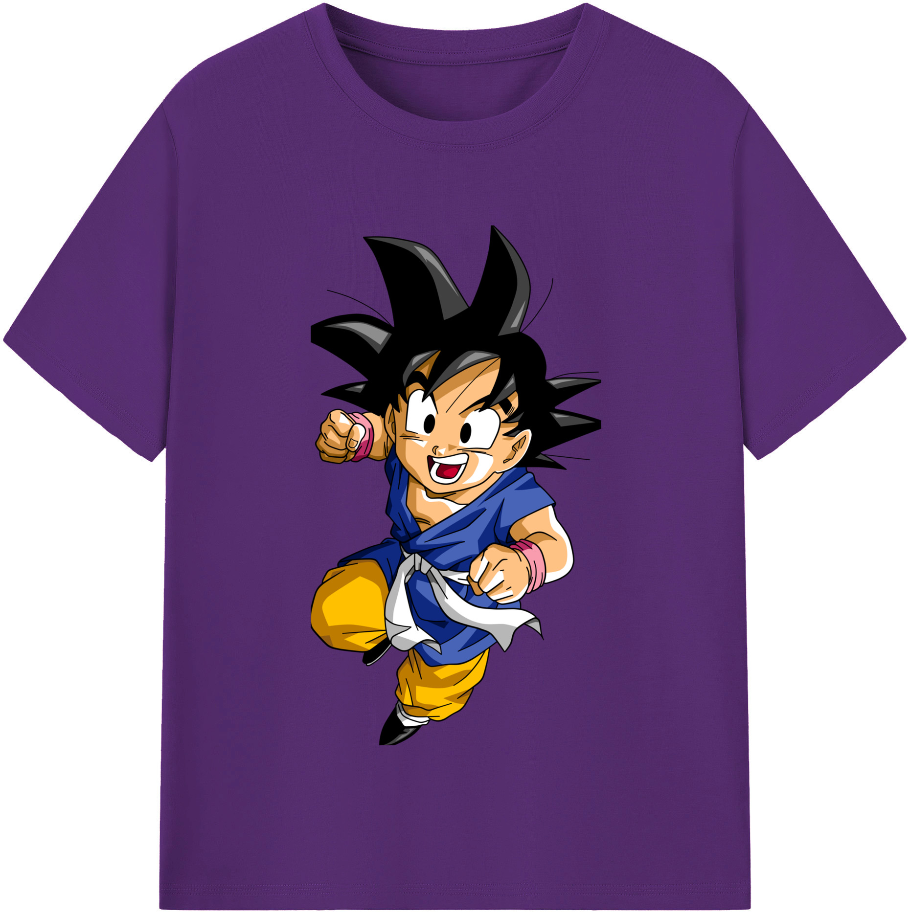（画像用） ドラゴンボール 孫悟天 そん ごてん DRAGON BALL Son Goten 綿100％半袖Tシャツ（フロントプリント）