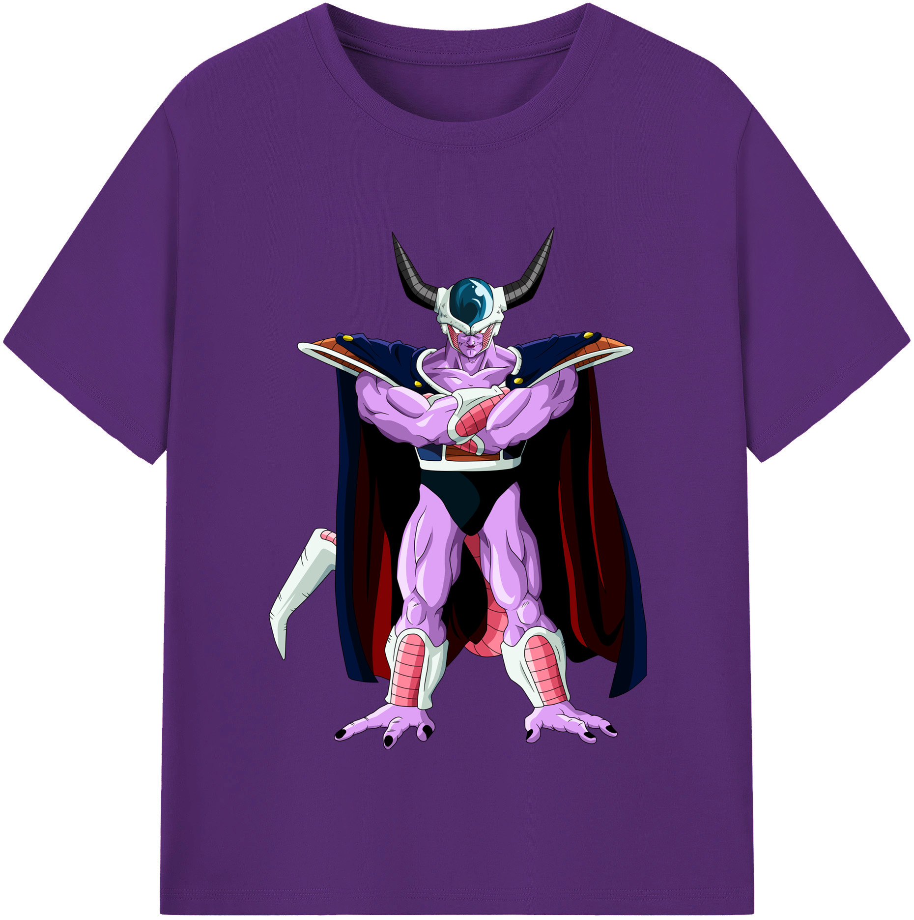 （画像用） ドラゴンボール コルド大王 DRAGON BALL King Cold 綿100％半袖Tシャツ（フロントプリント）