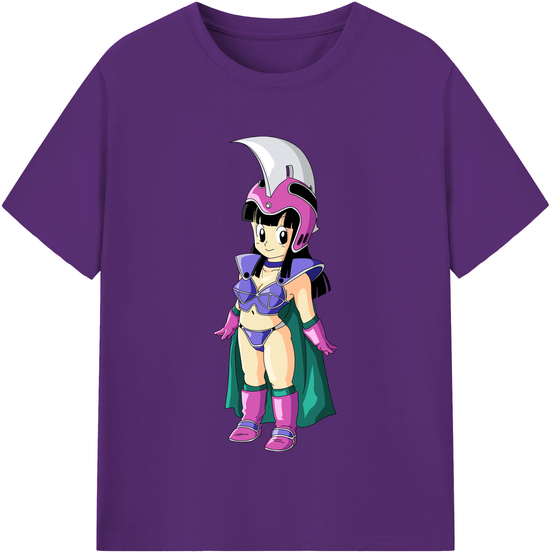 （画像用） ドラゴンボール チチ DRAGON BALL Chichi 綿100％半袖Tシャツ（フロントプリント）