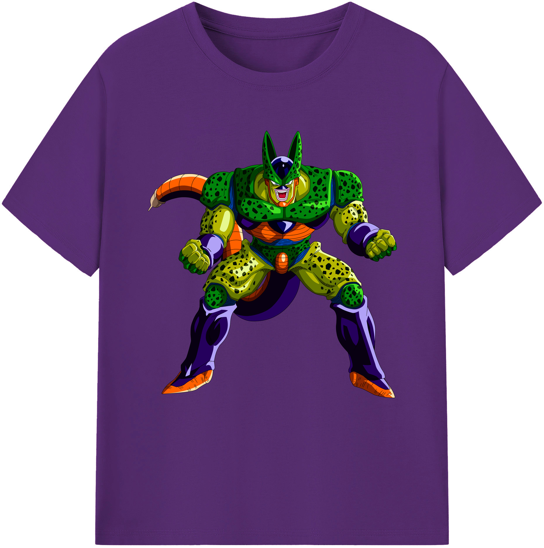 （画像用） ドラゴンボール セル DRAGON BALL Cell 綿100％半袖Tシャツ（フロントプリント）