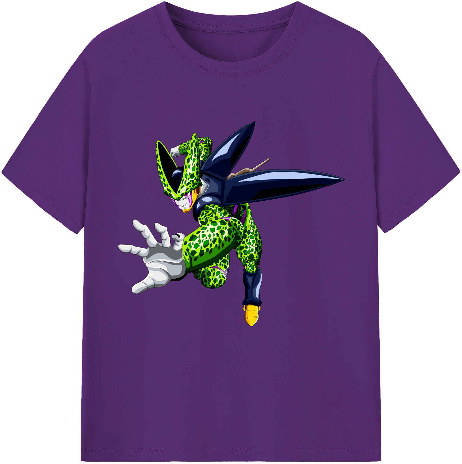 （画像用） ドラゴンボール セル DRAGON BALL Cell 綿100％半袖Tシャツ（フロントプリント）
