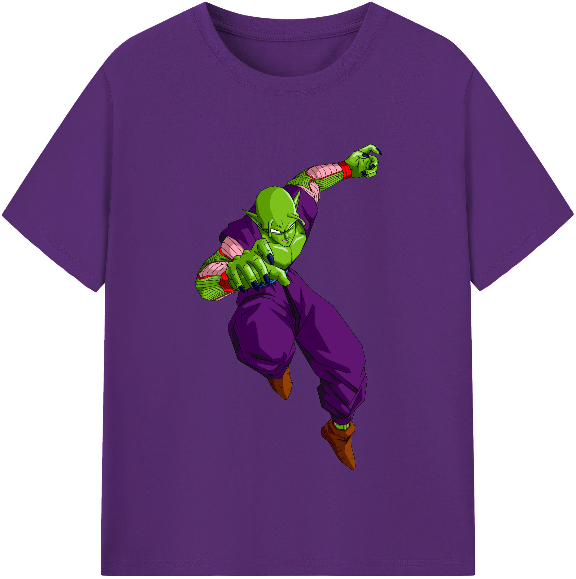 （画像用） ドラゴンボール ピッコロ DRAGON BALL Piccolo 綿100％半袖Tシャツ（フロントプリント）