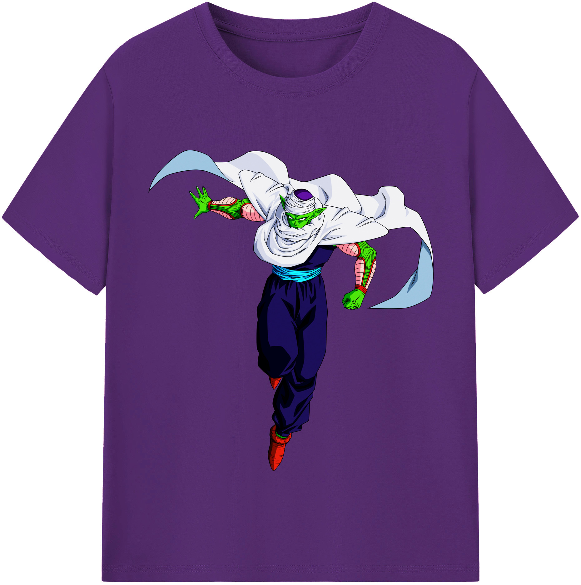（画像用） ドラゴンボール ピッコロ DRAGON BALL Piccolo 綿100％半袖Tシャツ（フロントプリント）