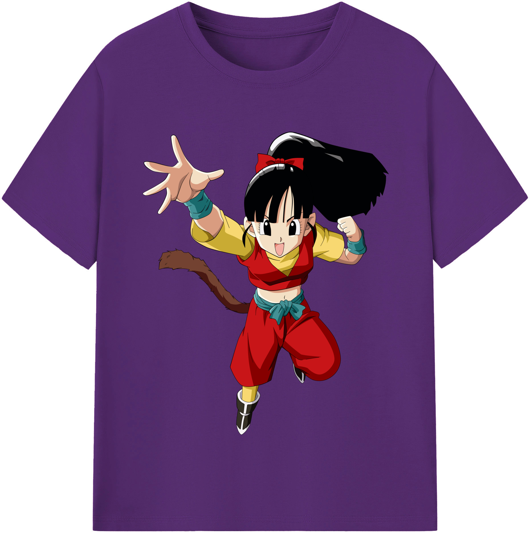 （画像用） ドラゴンボール パン DRAGON BALL Pan 綿100％半袖Tシャツ（フロントプリント）