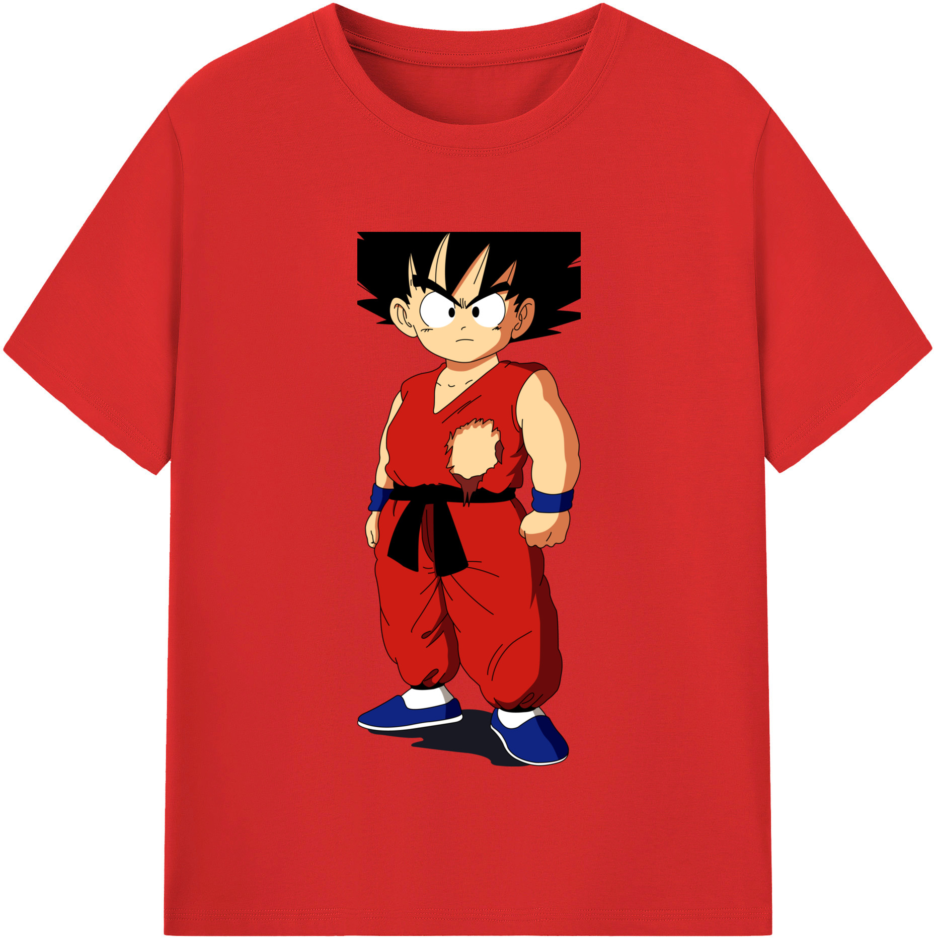 （画像用） ドラゴンボール 孫悟空（そん ごくう）Son Goku カカロット DRAGON BALL Kakarotto 綿100％半袖Tシャツ（フロントプリント）