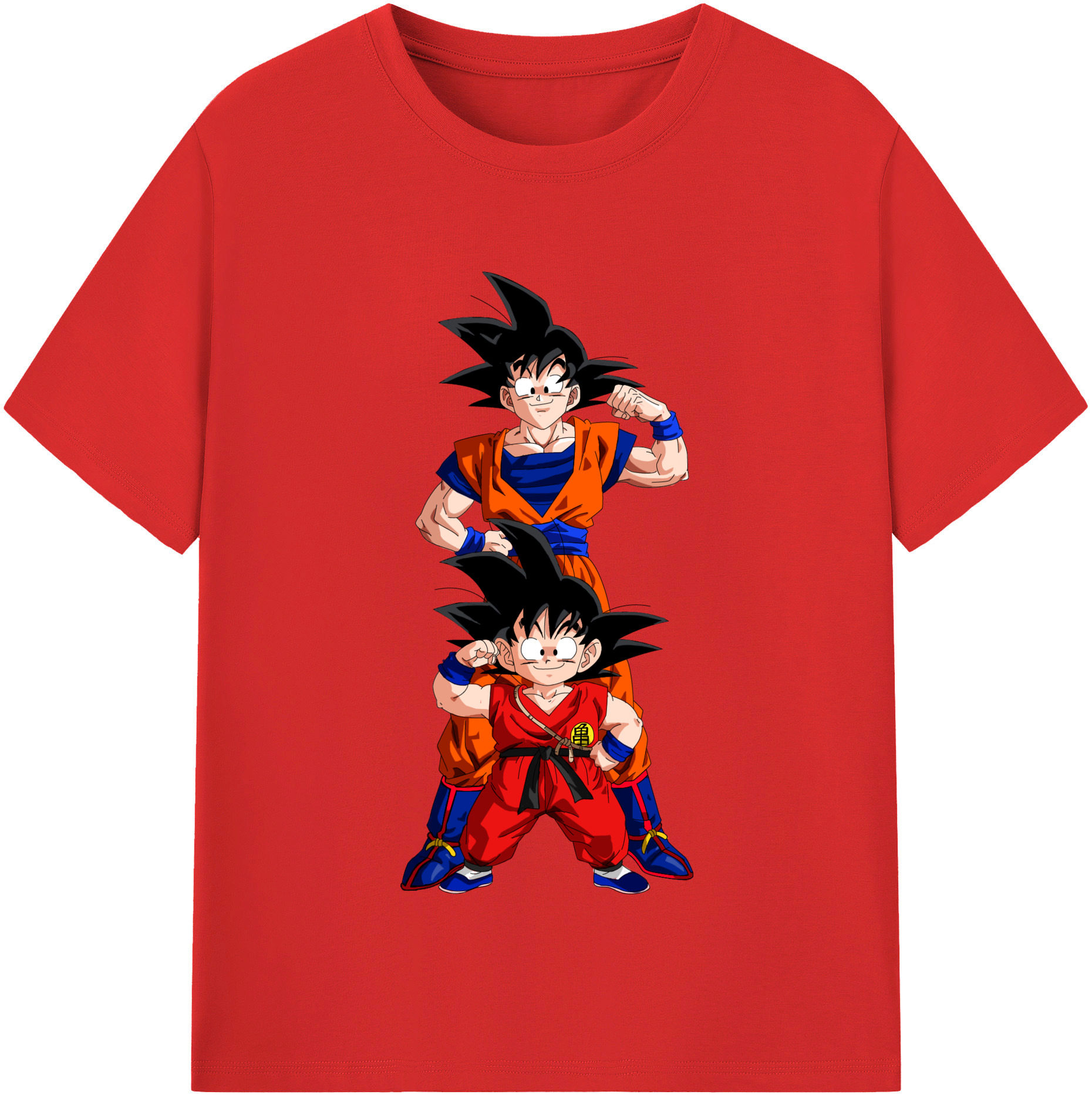 （画像用） ドラゴンボール 孫悟空（そん ごくう）Son Goku カカロット DRAGON BALL Kakarotto 綿100％半袖Tシャツ（フロントプリント）
