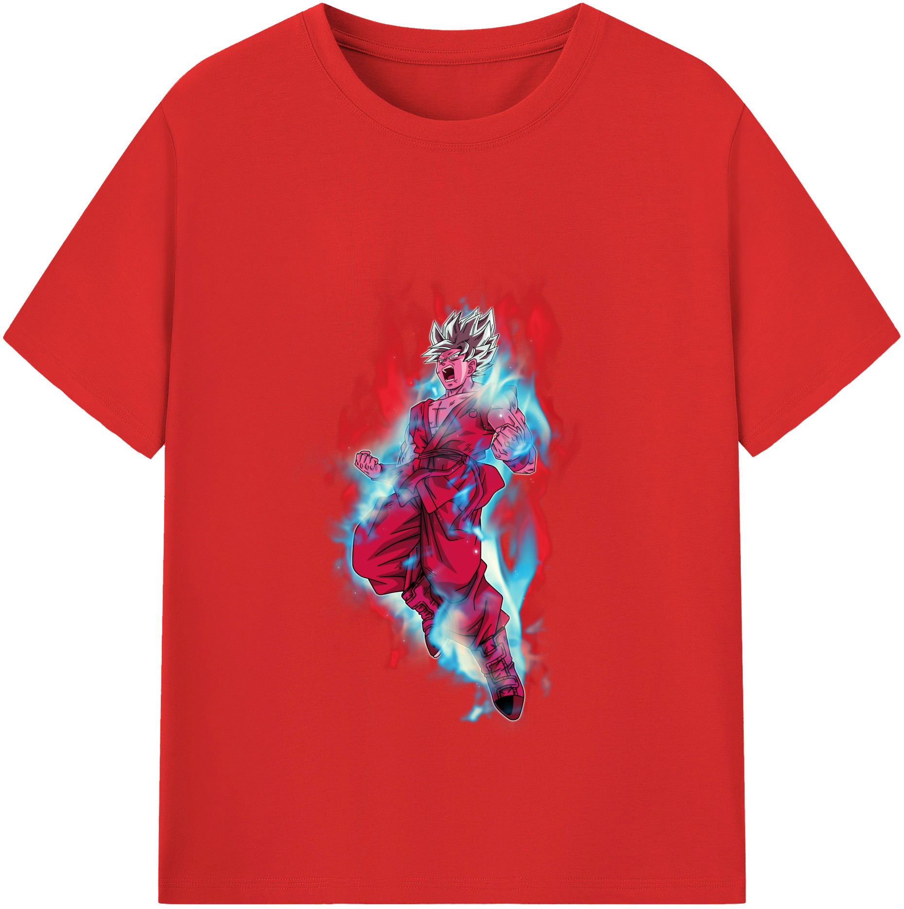 （画像用） ドラゴンボール 孫悟空（そん ごくう）Son Goku カカロット DRAGON BALL Kakarotto 綿100％半袖Tシャツ（フロントプリント）