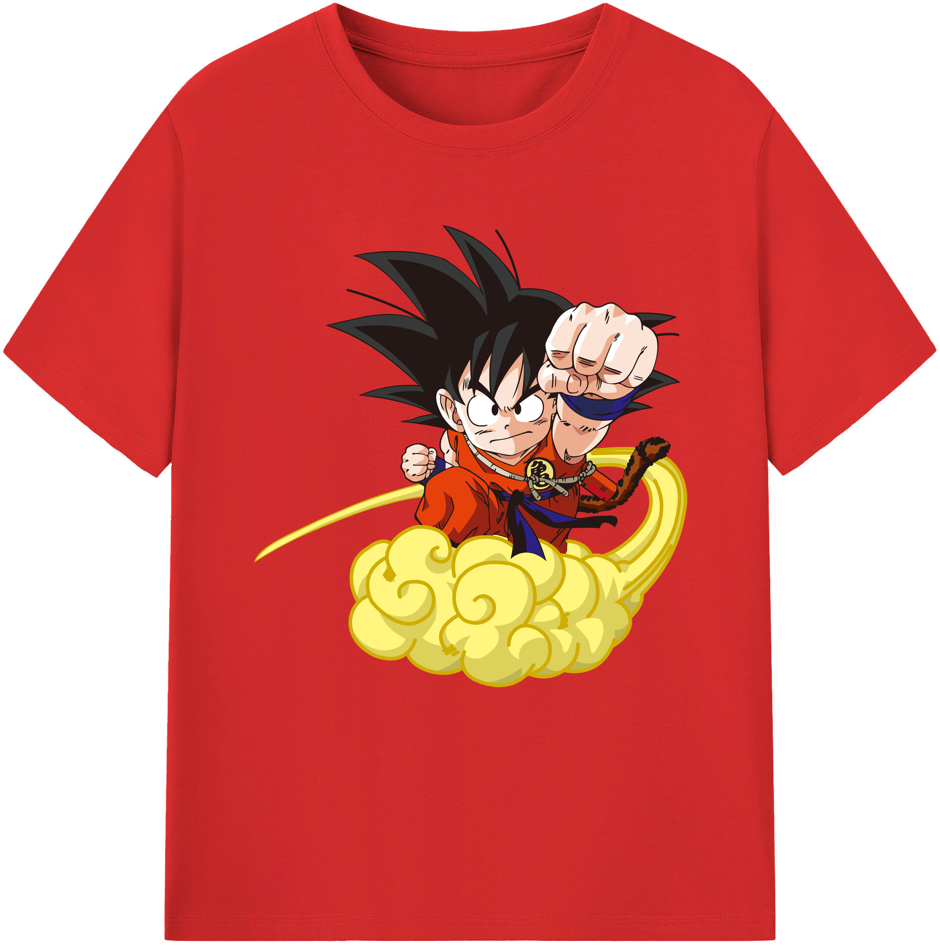 （画像用） ドラゴンボール 孫悟空（そん ごくう）Son Goku カカロット DRAGON BALL Kakarotto 綿100％半袖Tシャツ（フロントプリント）
