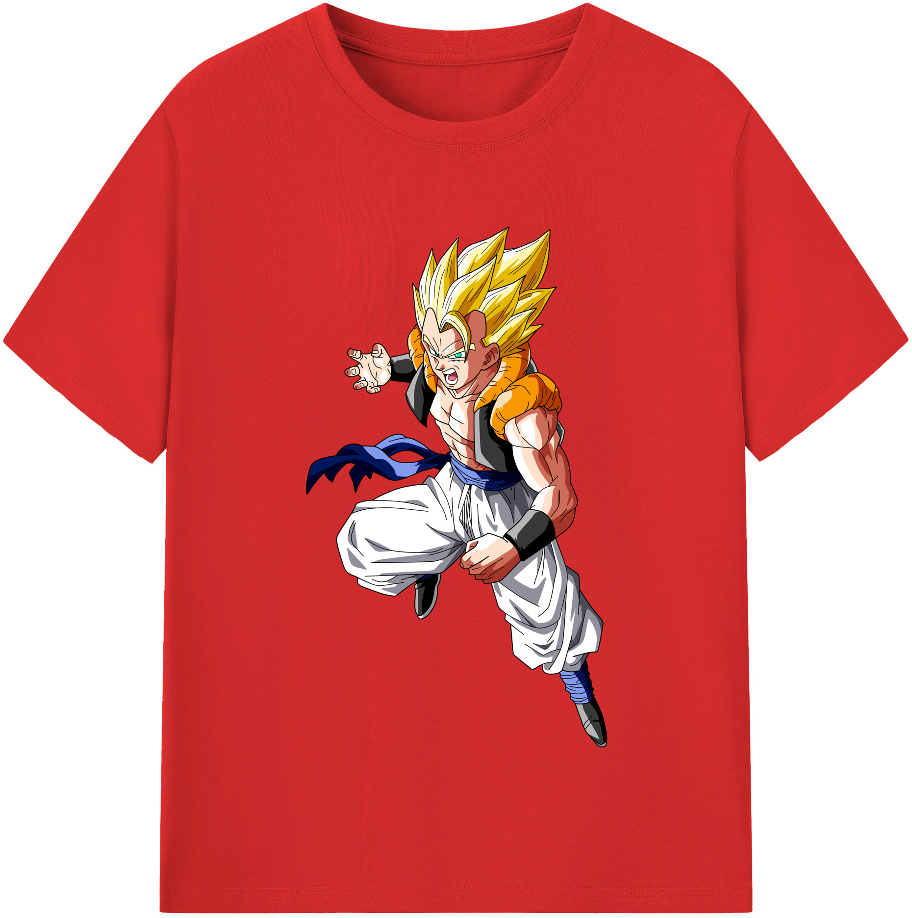 （画像用） ドラゴンボール ベジータ四世（Bejīta Yonsei）DRAGON BALL Vegeta IV 綿100％半袖Tシャツ（フロントプリント）