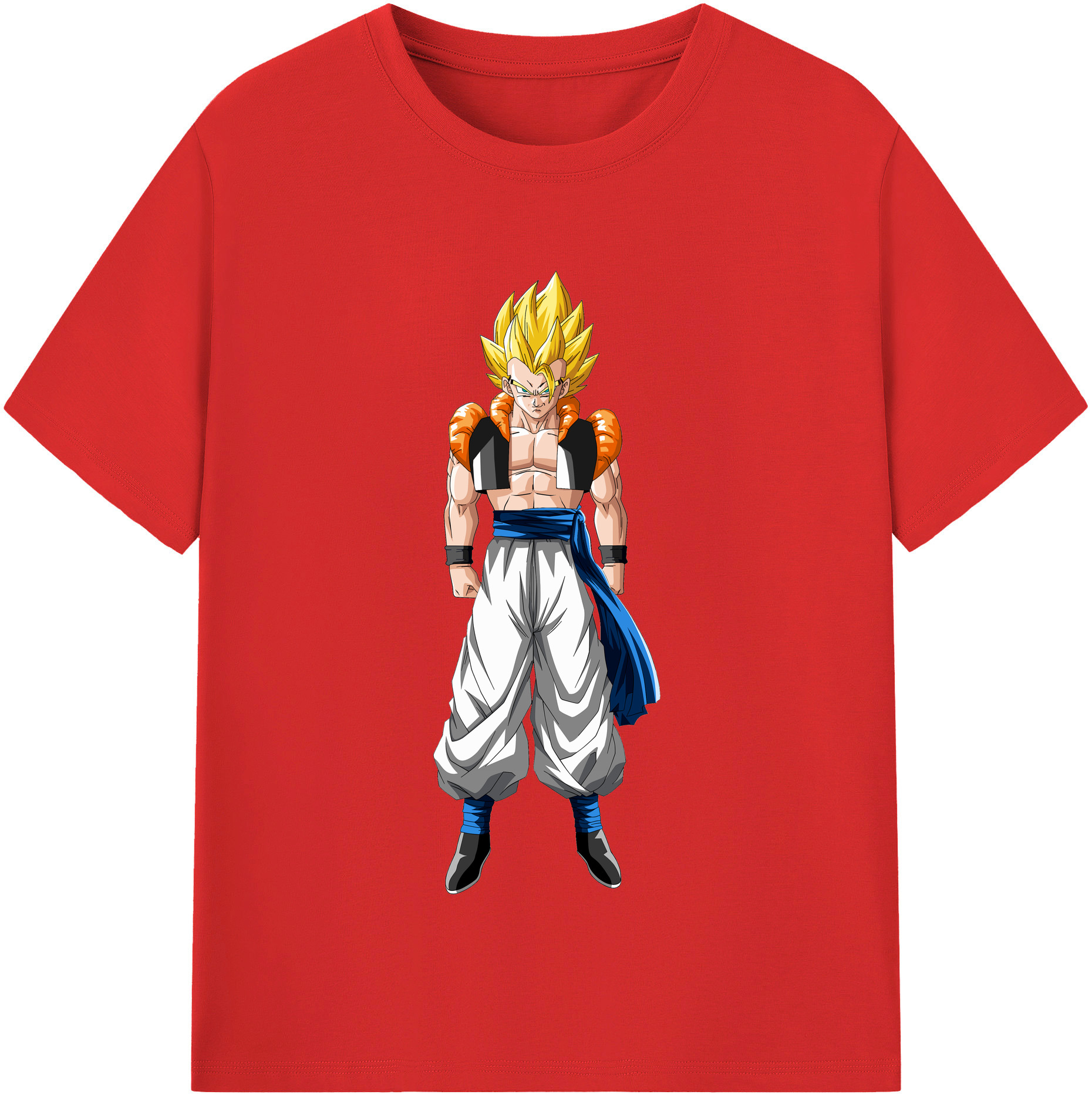 （画像用） ドラゴンボール ベジータ四世（Bejīta Yonsei）DRAGON BALL Vegeta IV 綿100％半袖Tシャツ（フロントプリント）
