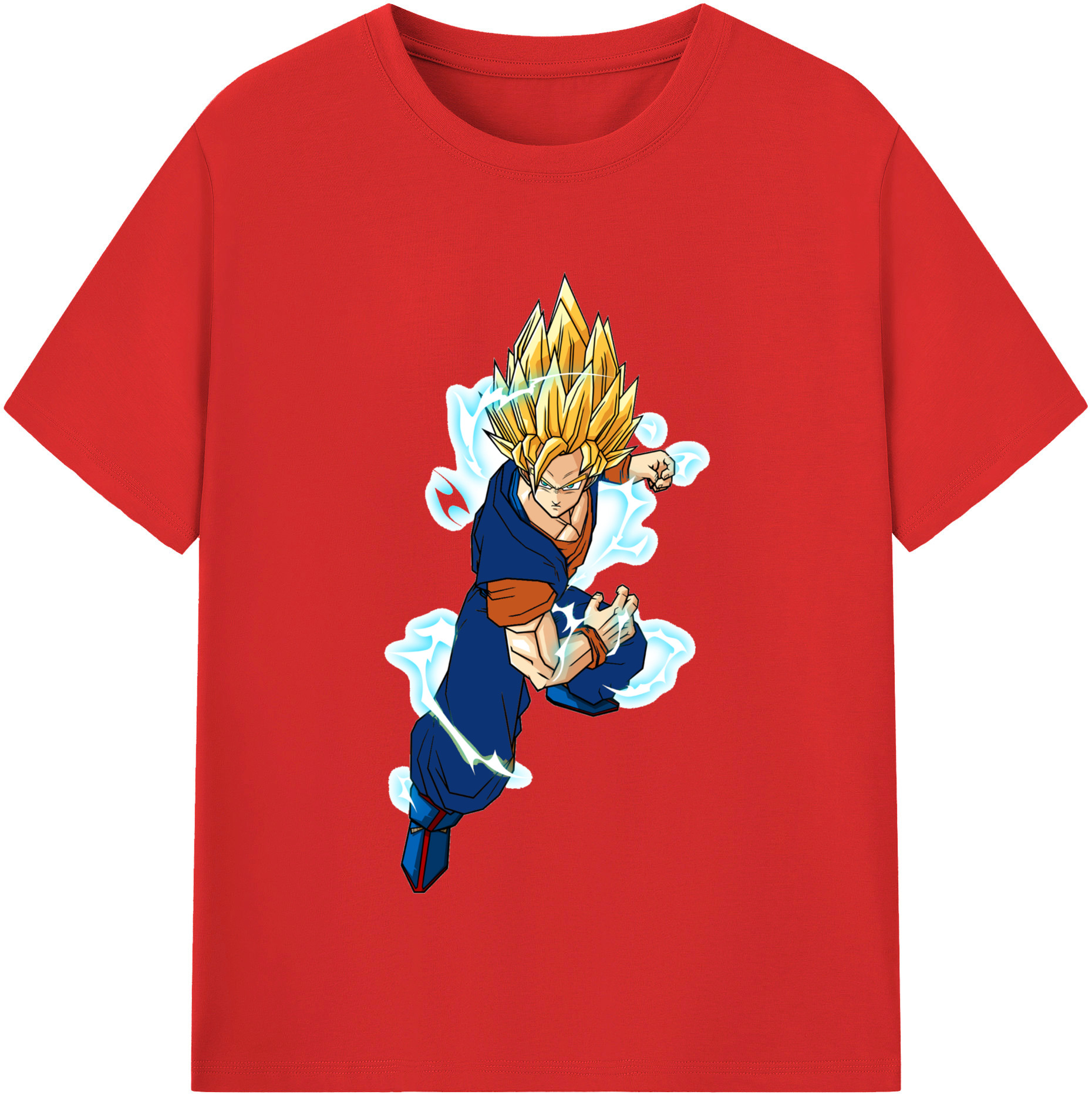（画像用） ドラゴンボール 孫 悟飯（そんごはん）DRAGON BALL Son Gohan 綿100％半袖Tシャツ（フロントプリント）
