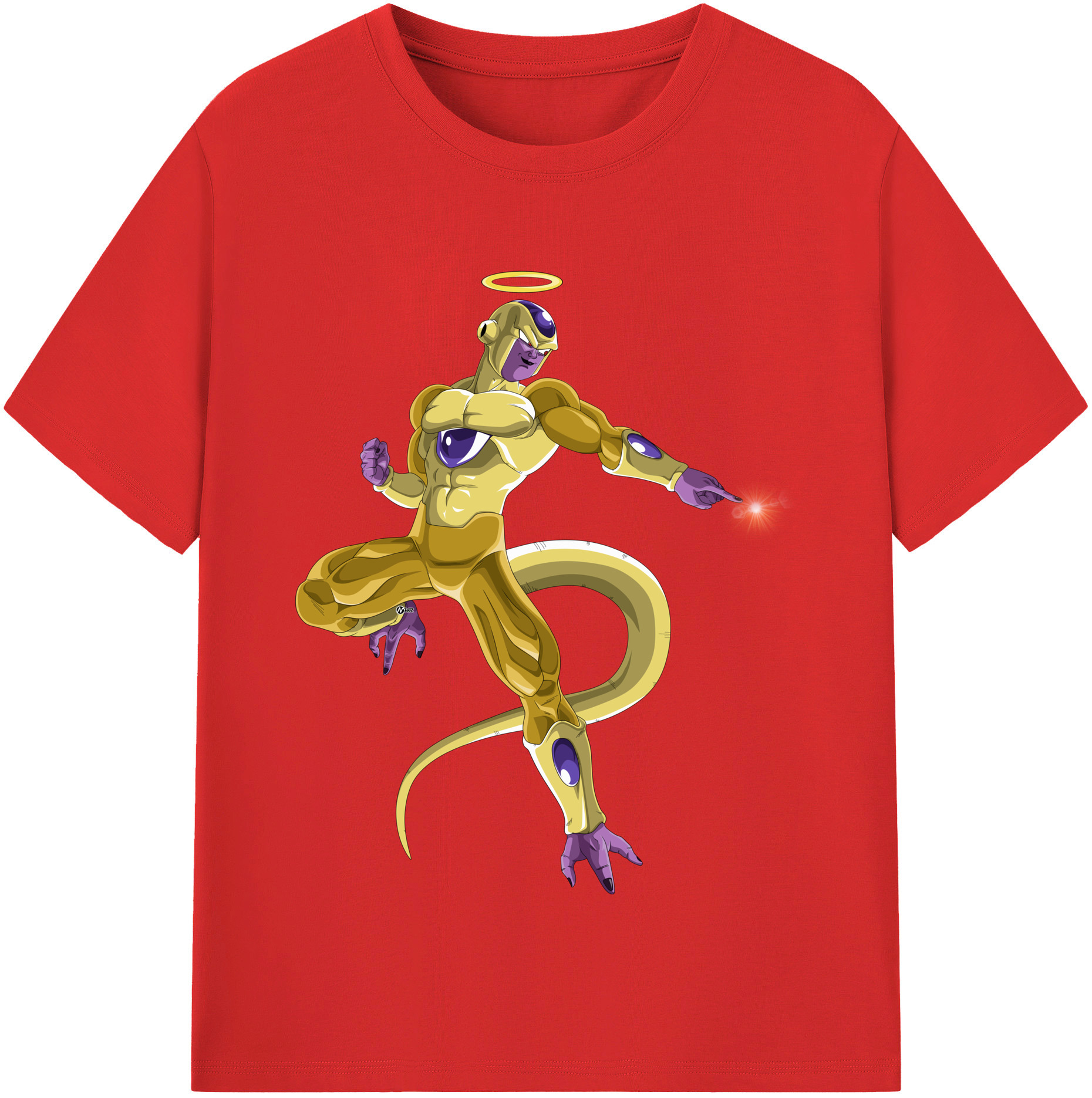（画像用） ドラゴンボール フリーザ DRAGON BALL Frieza 綿100％半袖Tシャツ（フロントプリント）