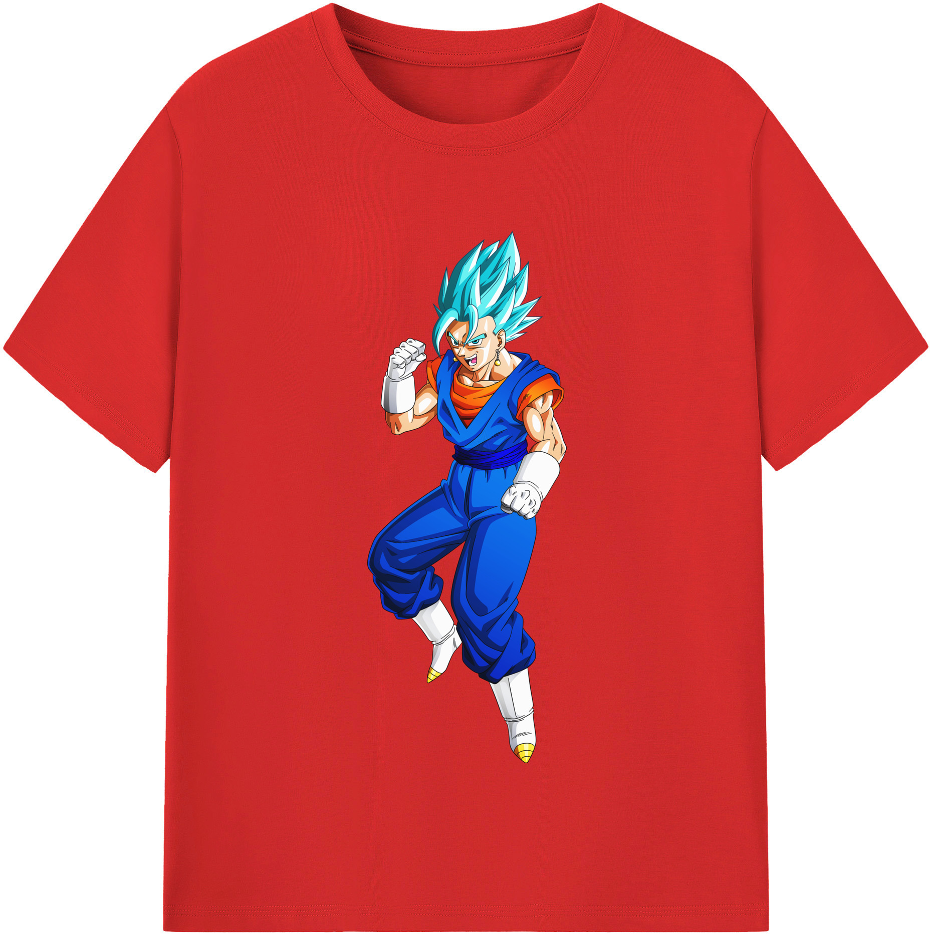 （画像用） ドラゴンボール ベジット DRAGON BALL Vegetto 綿100％半袖Tシャツ（フロントプリント）