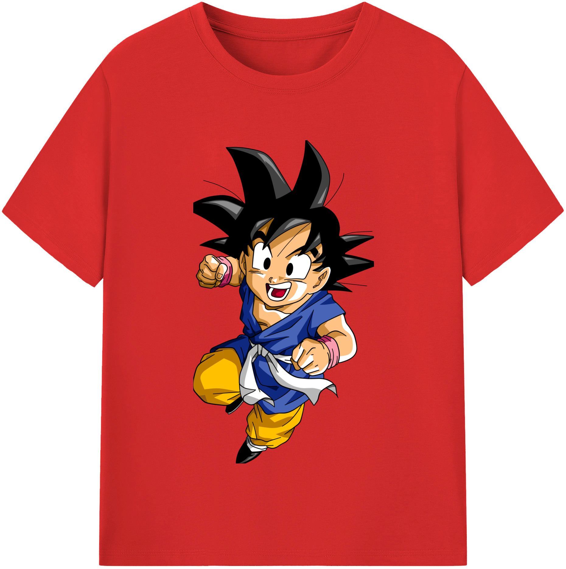 （画像用） ドラゴンボール 孫悟天 そん ごてん DRAGON BALL Son Goten 綿100％半袖Tシャツ（フロントプリント）