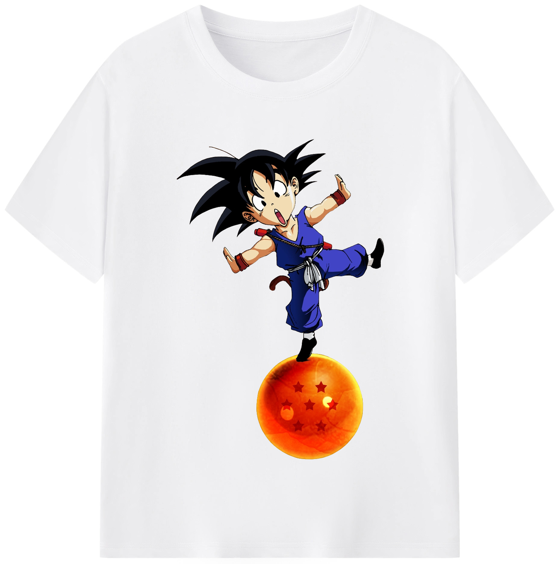 （画像用） ドラゴンボール 孫悟空（そん ごくう）Son Goku カカロット DRAGON BALL Kakarotto 綿100％半袖Tシャツ（フロントプリント）
