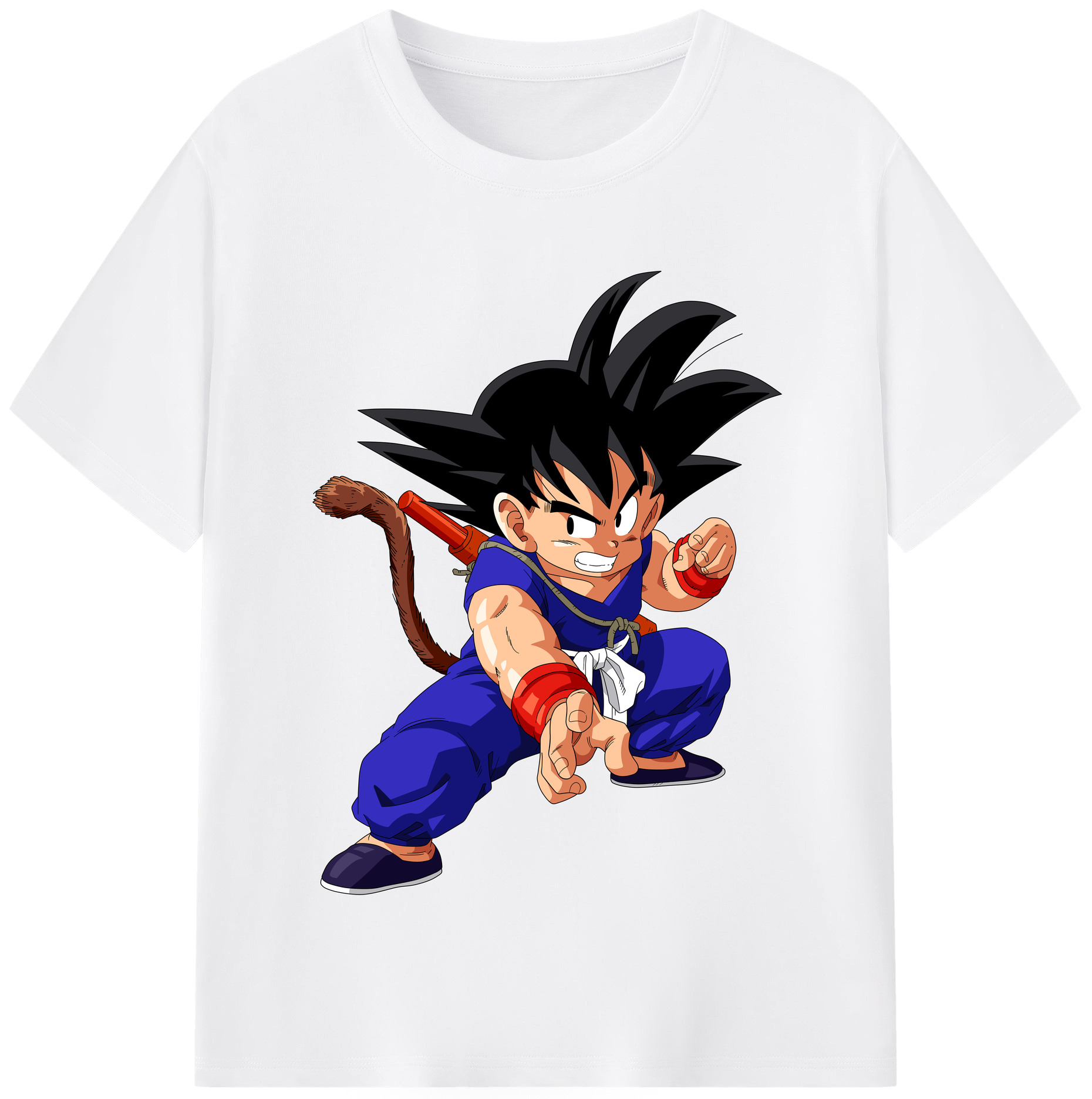 （画像用） ドラゴンボール 孫悟空（そん ごくう）Son Goku カカロット DRAGON BALL Kakarotto 綿100％半袖Tシャツ（フロントプリント）