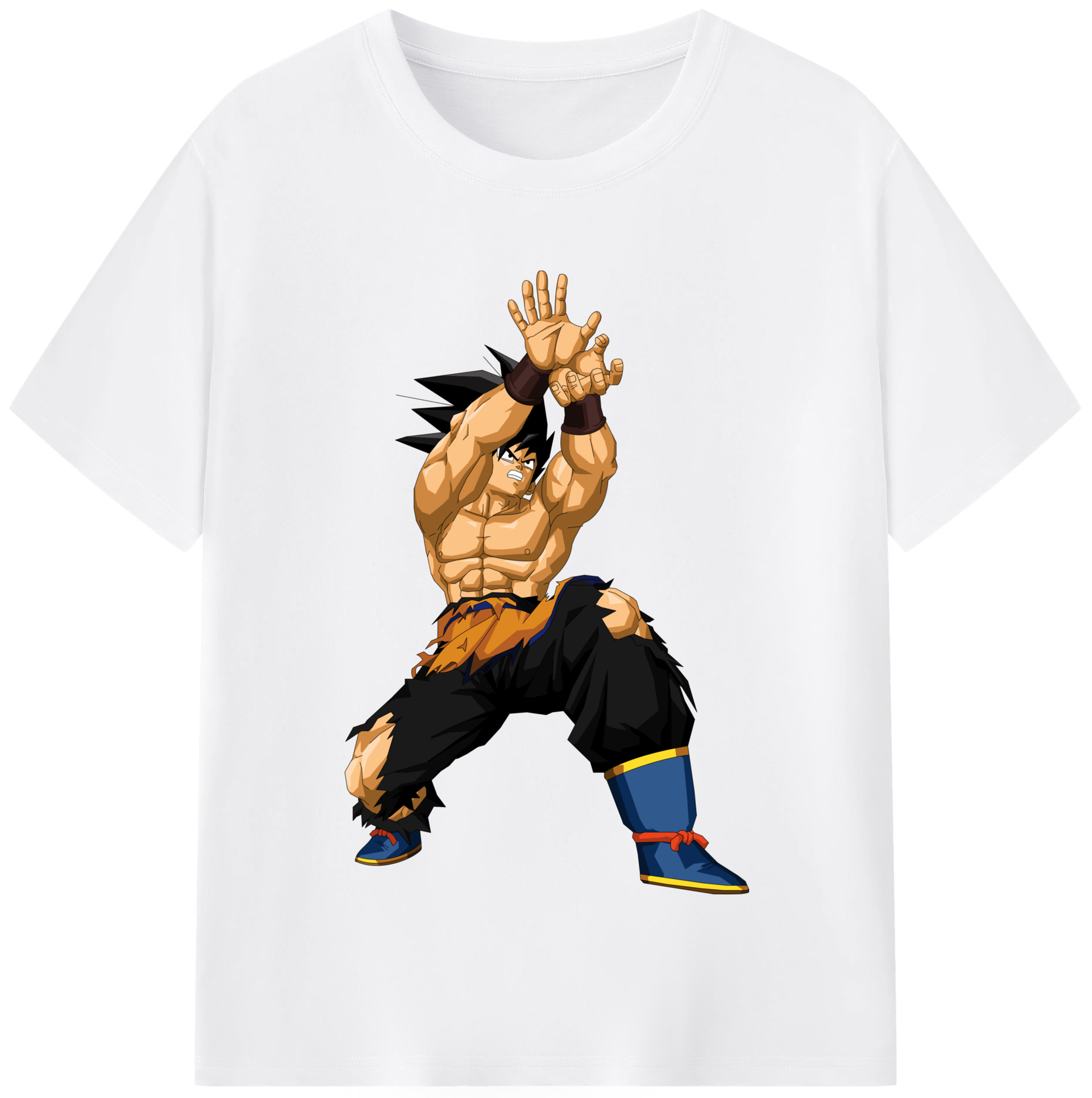 （画像用） ドラゴンボール 孫悟空（そん ごくう）Son Goku カカロット DRAGON BALL Kakarotto 綿100％半袖Tシャツ（フロントプリント）
