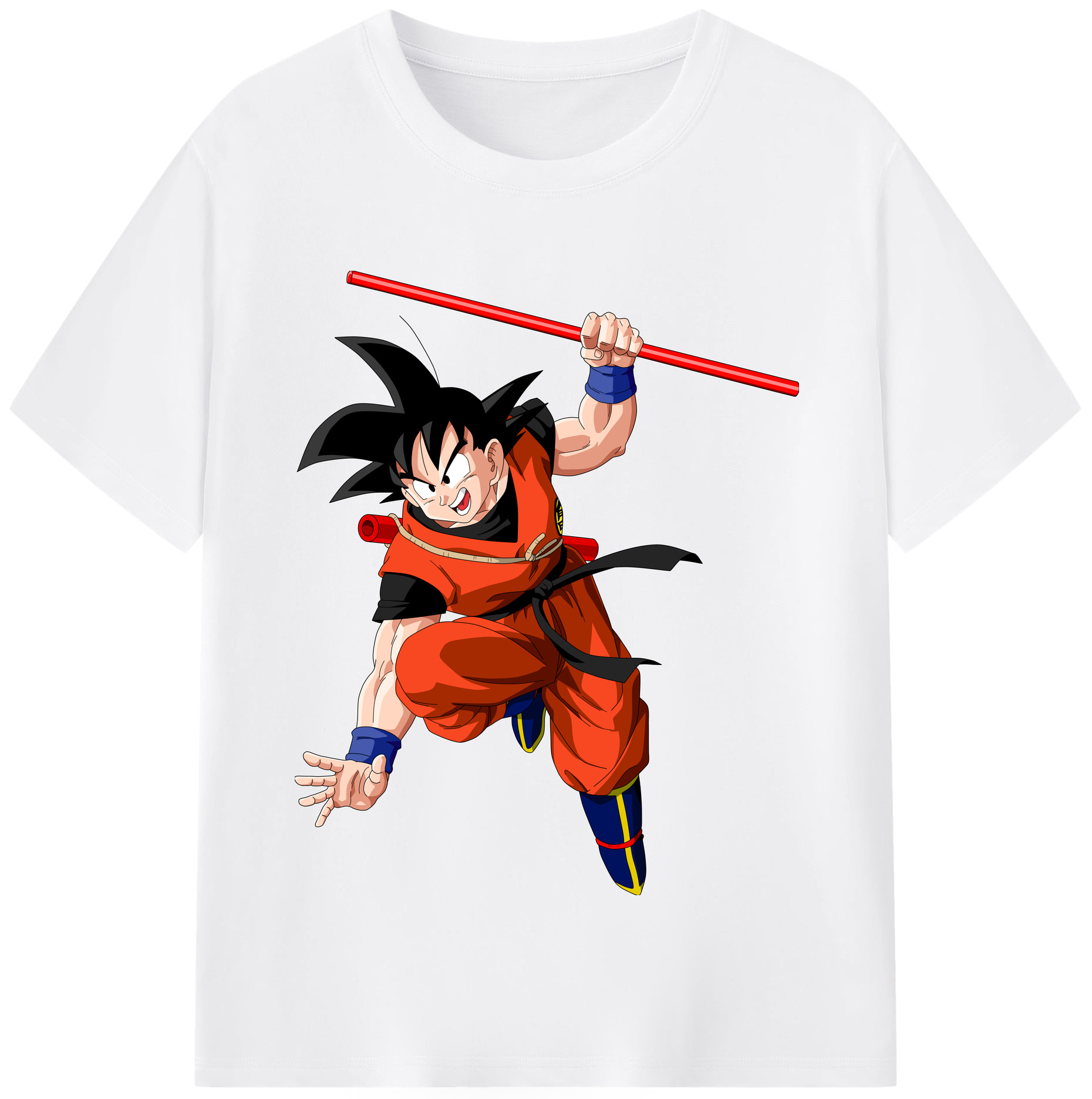 （画像用） ドラゴンボール 孫悟空（そん ごくう）Son Goku カカロット DRAGON BALL Kakarotto 綿100％半袖Tシャツ（フロントプリント）