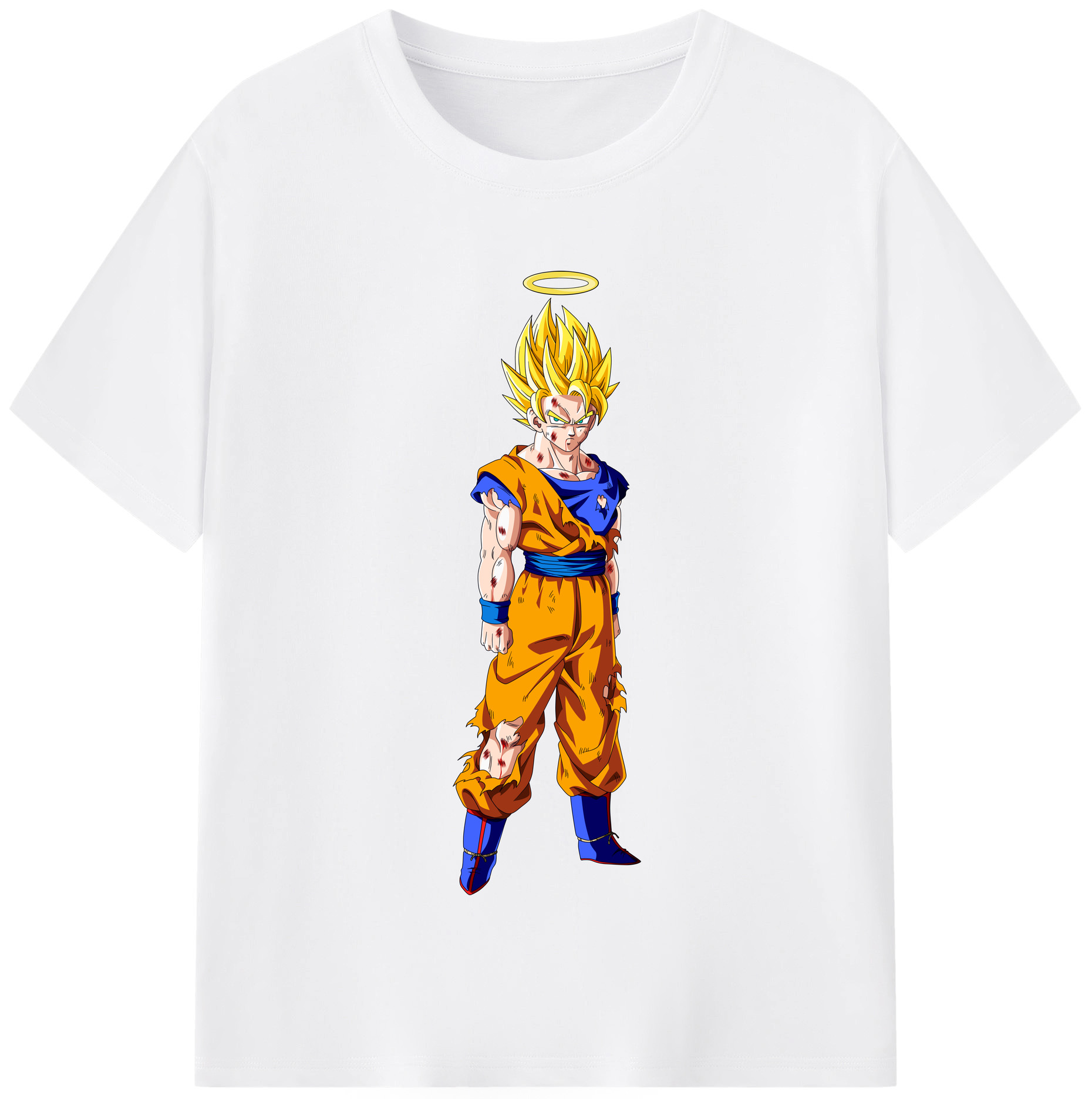 （画像用） ドラゴンボール 孫悟空（そん ごくう）Son Goku カカロット DRAGON BALL Kakarotto 綿100％半袖Tシャツ（フロントプリント）