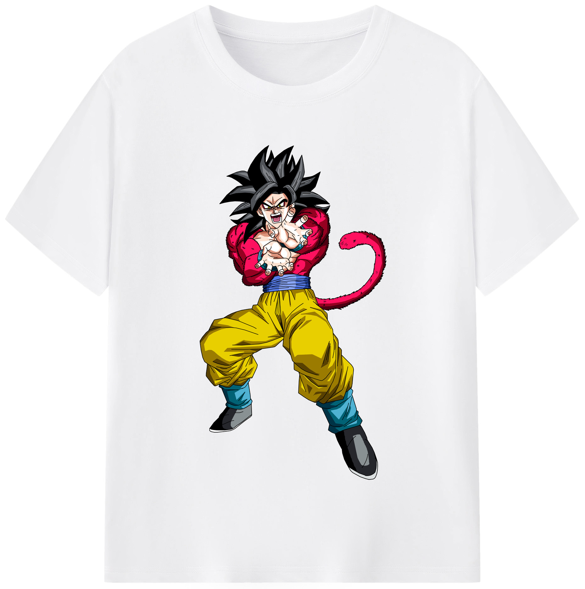 （画像用） ドラゴンボール 孫悟空（そん ごくう）Son Goku カカロット DRAGON BALL Kakarotto 綿100％半袖Tシャツ（フロントプリント）