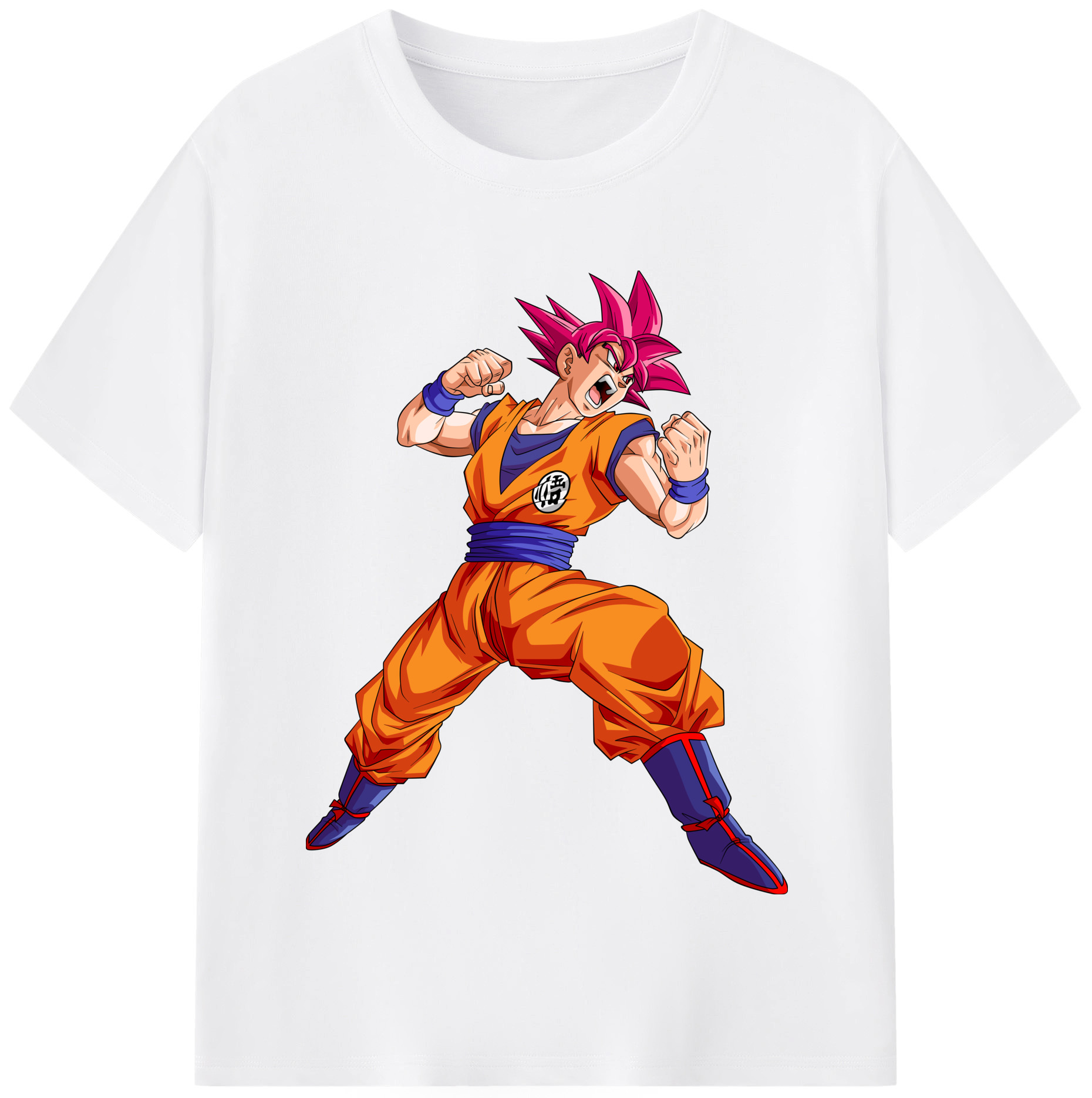 （画像用） ドラゴンボール 孫悟空（そん ごくう）Son Goku カカロット DRAGON BALL Kakarotto 綿100％半袖Tシャツ（フロントプリント）