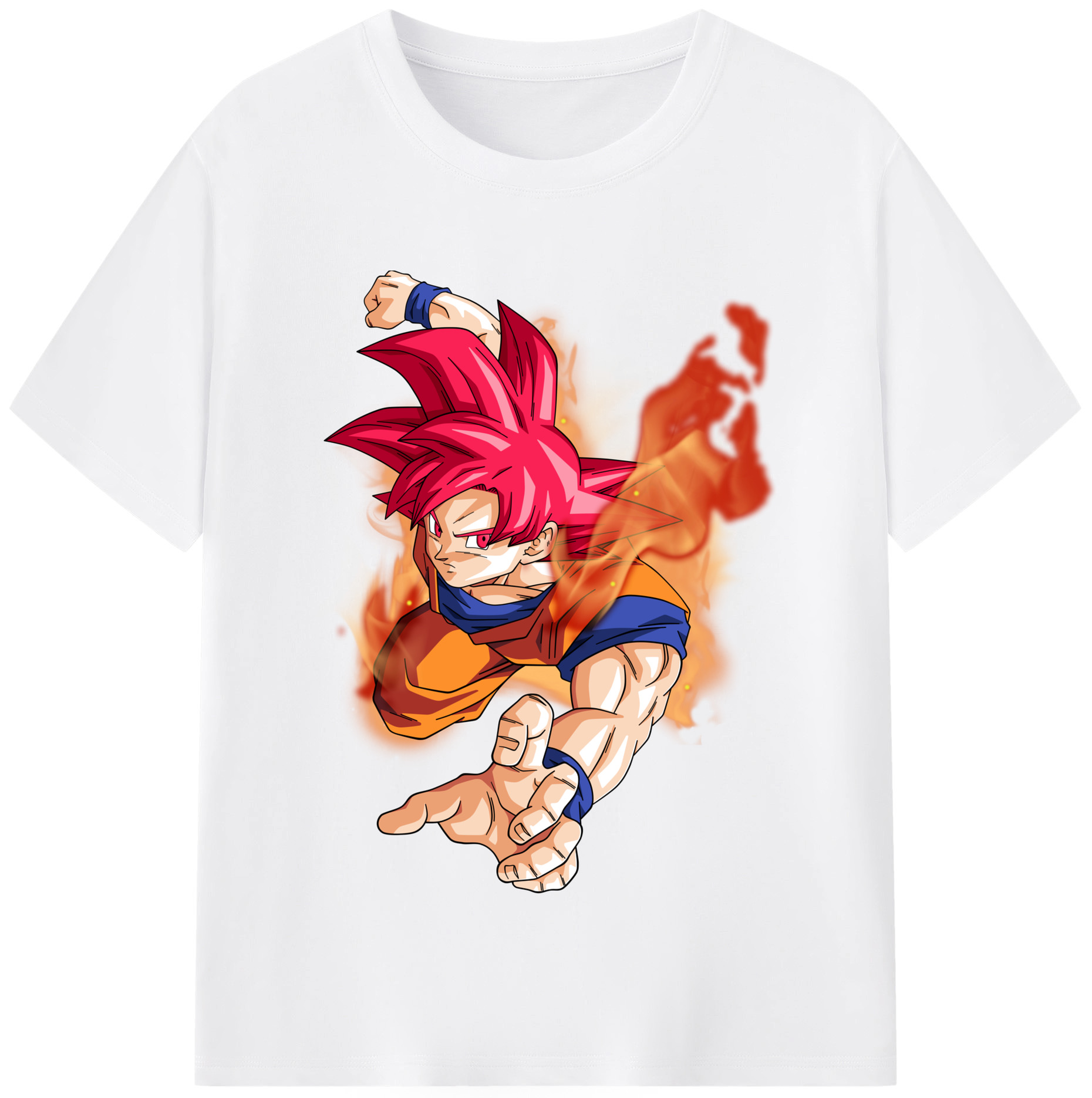 （画像用） ドラゴンボール 孫悟空（そん ごくう）Son Goku カカロット DRAGON BALL Kakarotto 綿100％半袖Tシャツ（フロントプリント）