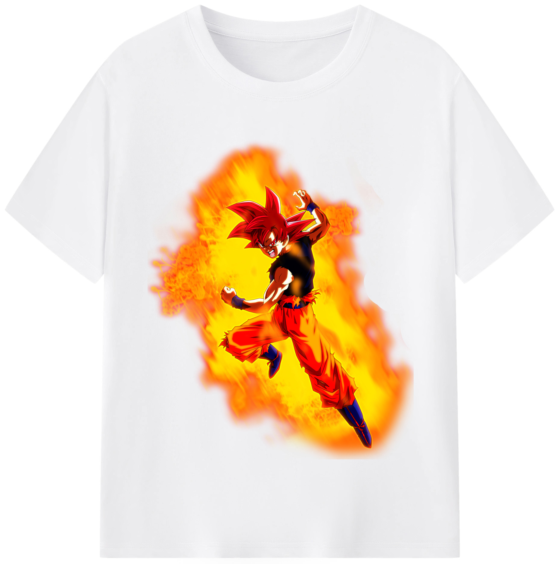 （画像用） ドラゴンボール 孫悟空（そん ごくう）Son Goku カカロット DRAGON BALL Kakarotto 綿100％半袖Tシャツ（フロントプリント）
