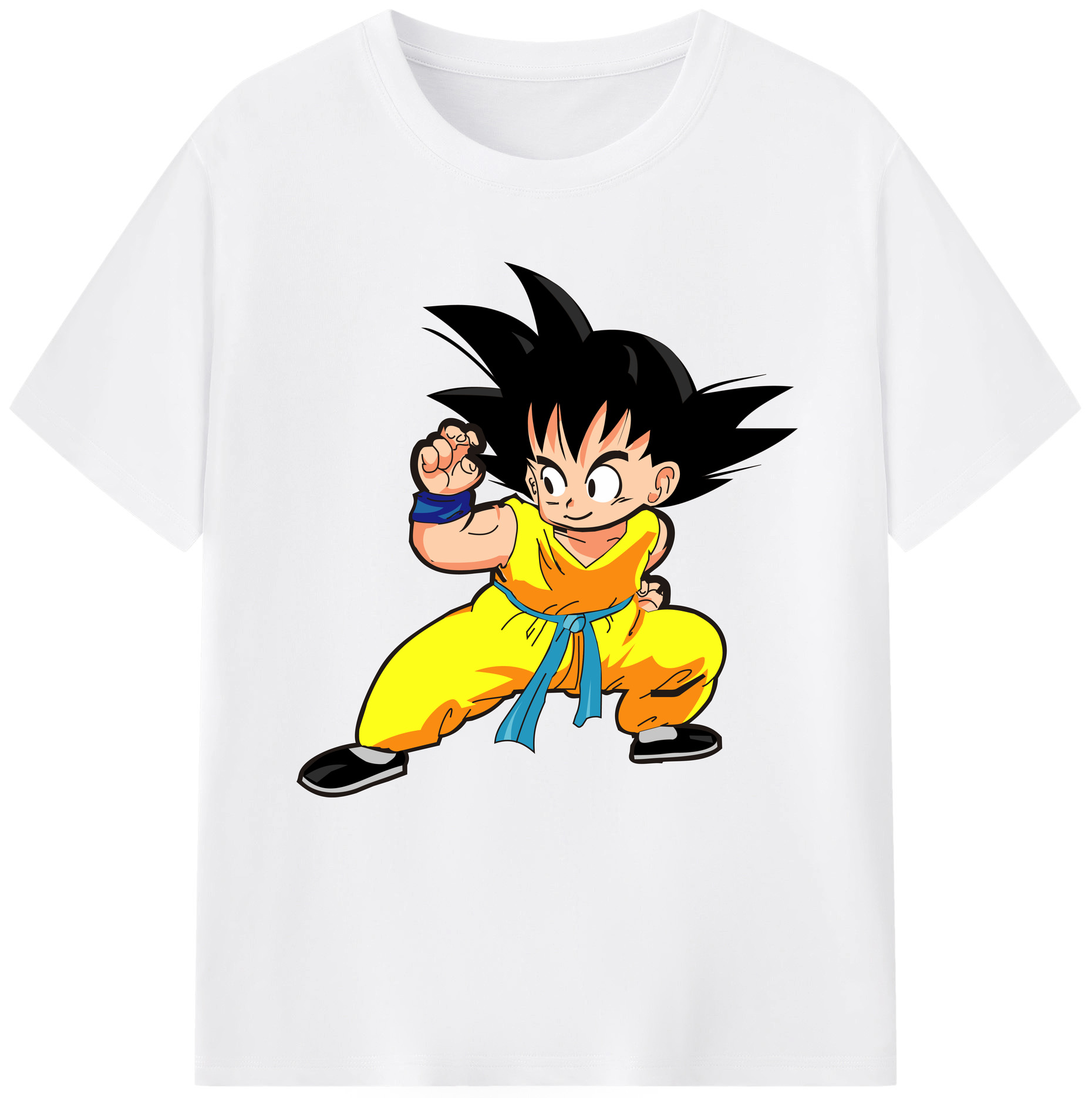 （画像用） ドラゴンボール 孫悟空（そん ごくう）Son Goku カカロット DRAGON BALL Kakarotto 綿100％半袖Tシャツ（フロントプリント）