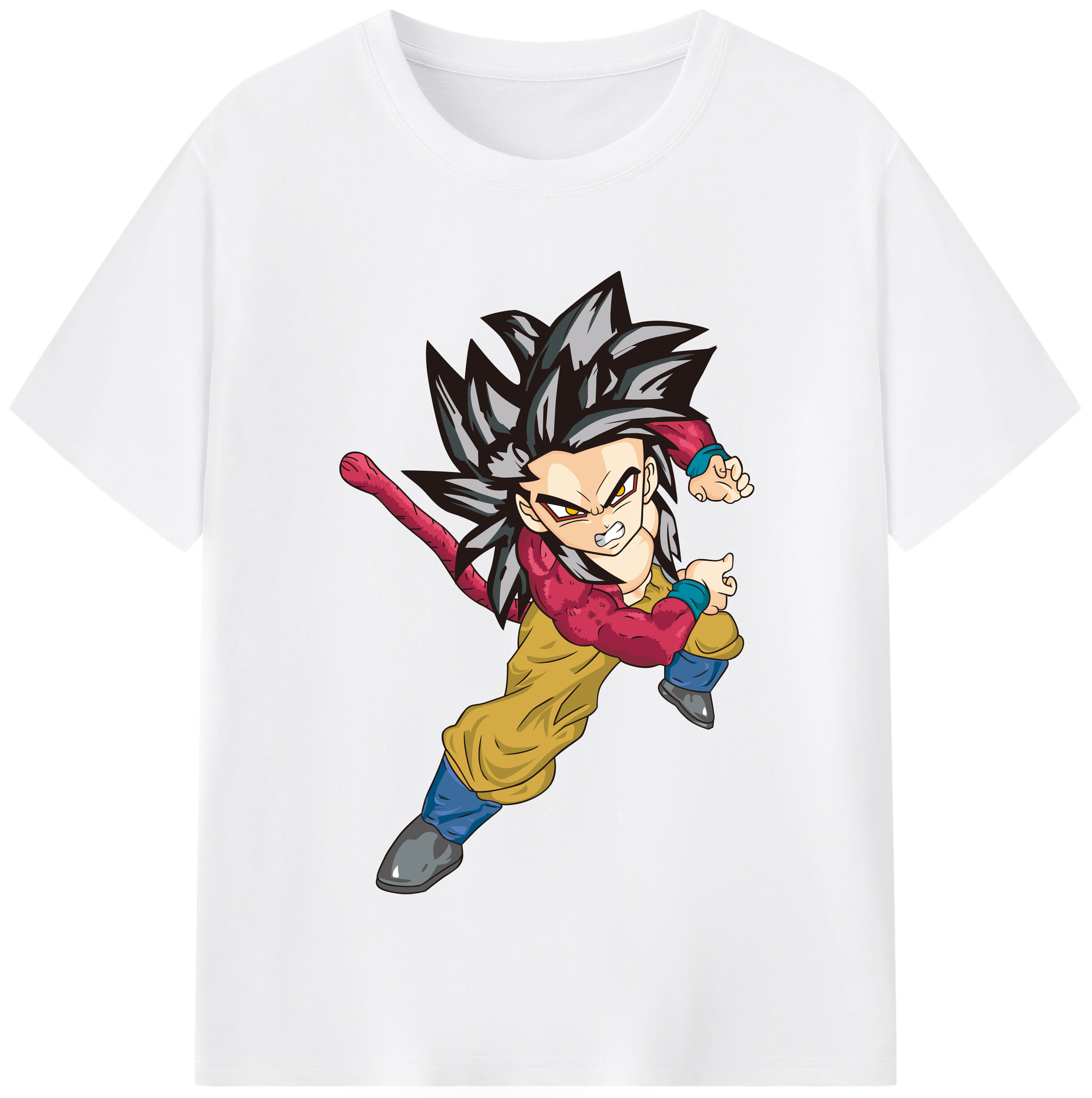 （画像用） ドラゴンボール 孫悟空（そん ごくう）Son Goku カカロット DRAGON BALL Kakarotto 綿100％半袖Tシャツ（フロントプリント）