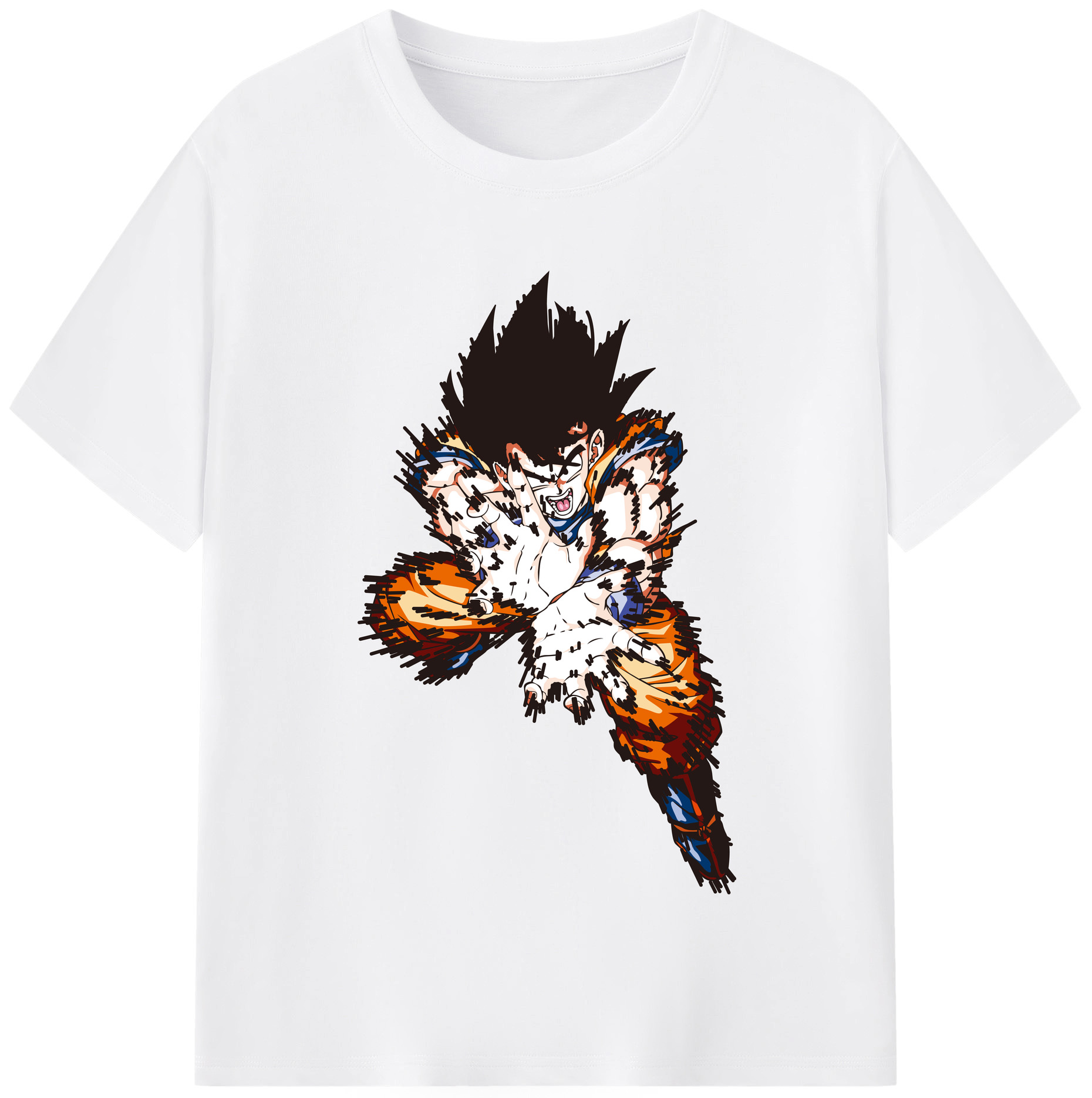 （画像用） ドラゴンボール 孫悟空（そん ごくう）Son Goku カカロット DRAGON BALL Kakarotto 綿100％半袖Tシャツ（フロントプリント）