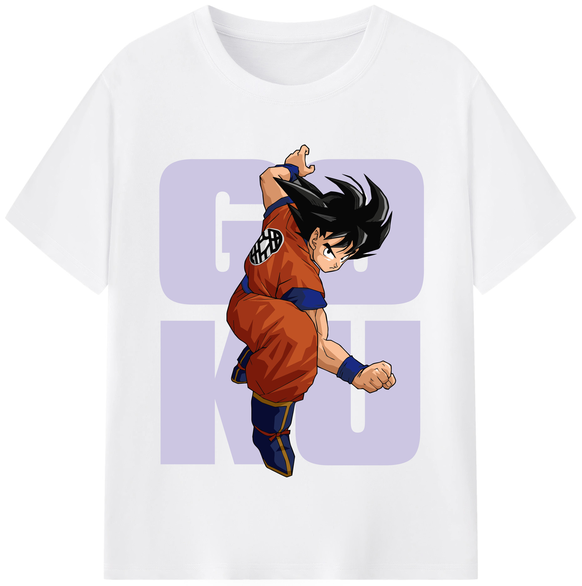 （画像用） ドラゴンボール 孫悟空（そん ごくう）Son Goku カカロット DRAGON BALL Kakarotto 綿100％半袖Tシャツ（フロントプリント）