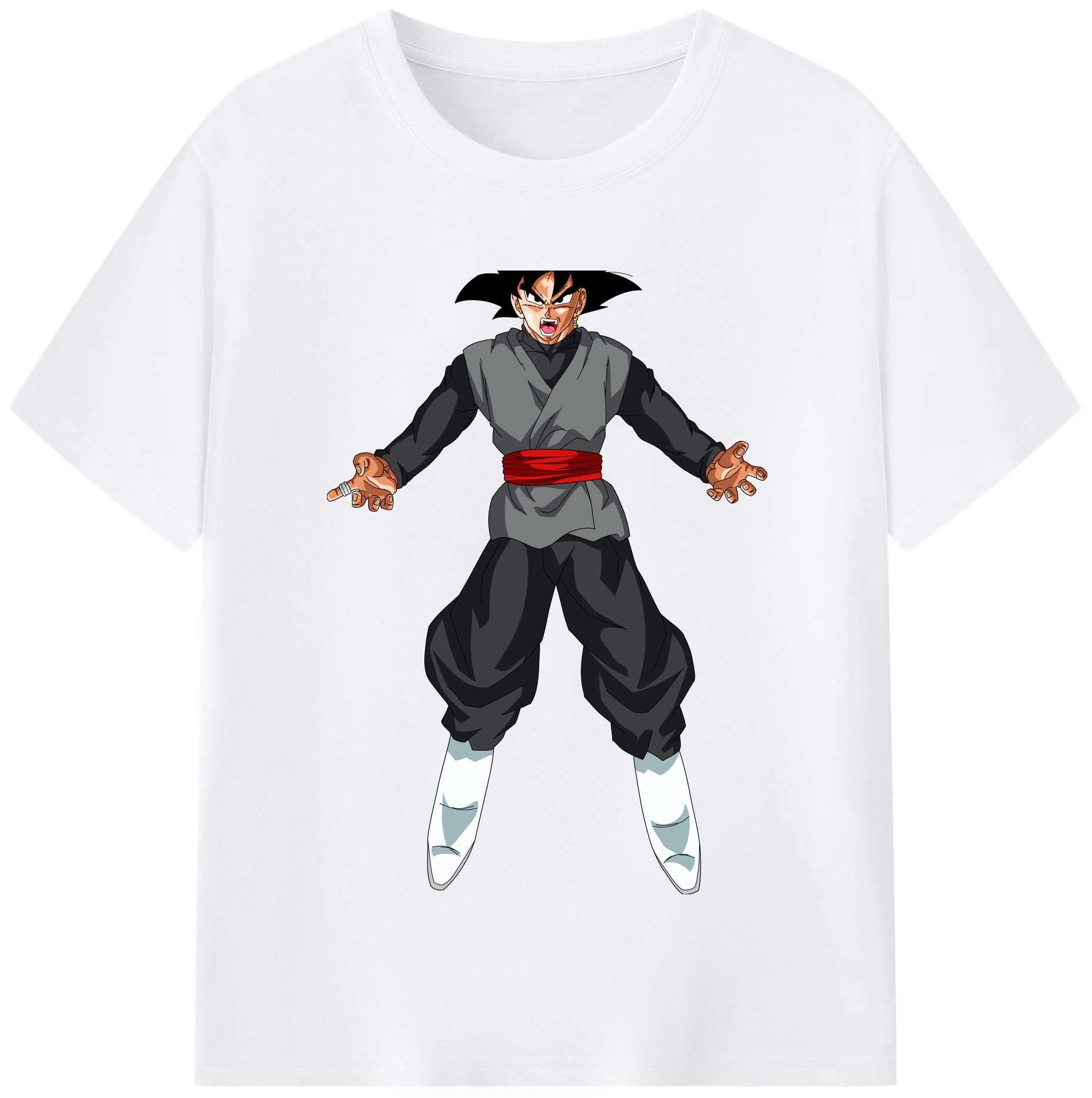（画像用） ドラゴンボール ベジータ四世（Bejīta Yonsei）DRAGON BALL Vegeta IV 綿100％半袖Tシャツ（フロントプリント）