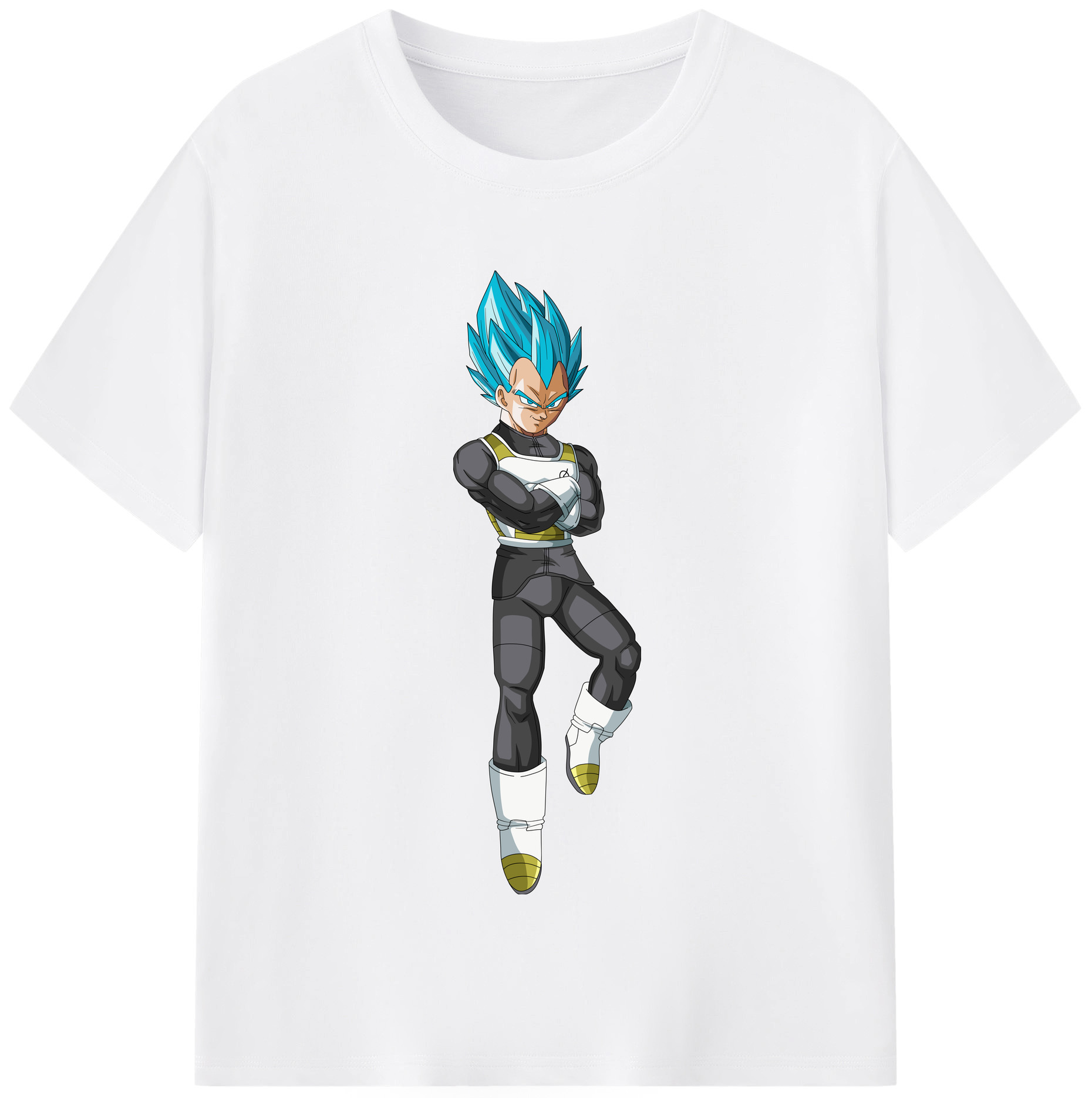 （画像用） ドラゴンボール ベジータ四世（Bejīta Yonsei）DRAGON BALL Vegeta IV 綿100％半袖Tシャツ（フロントプリント）