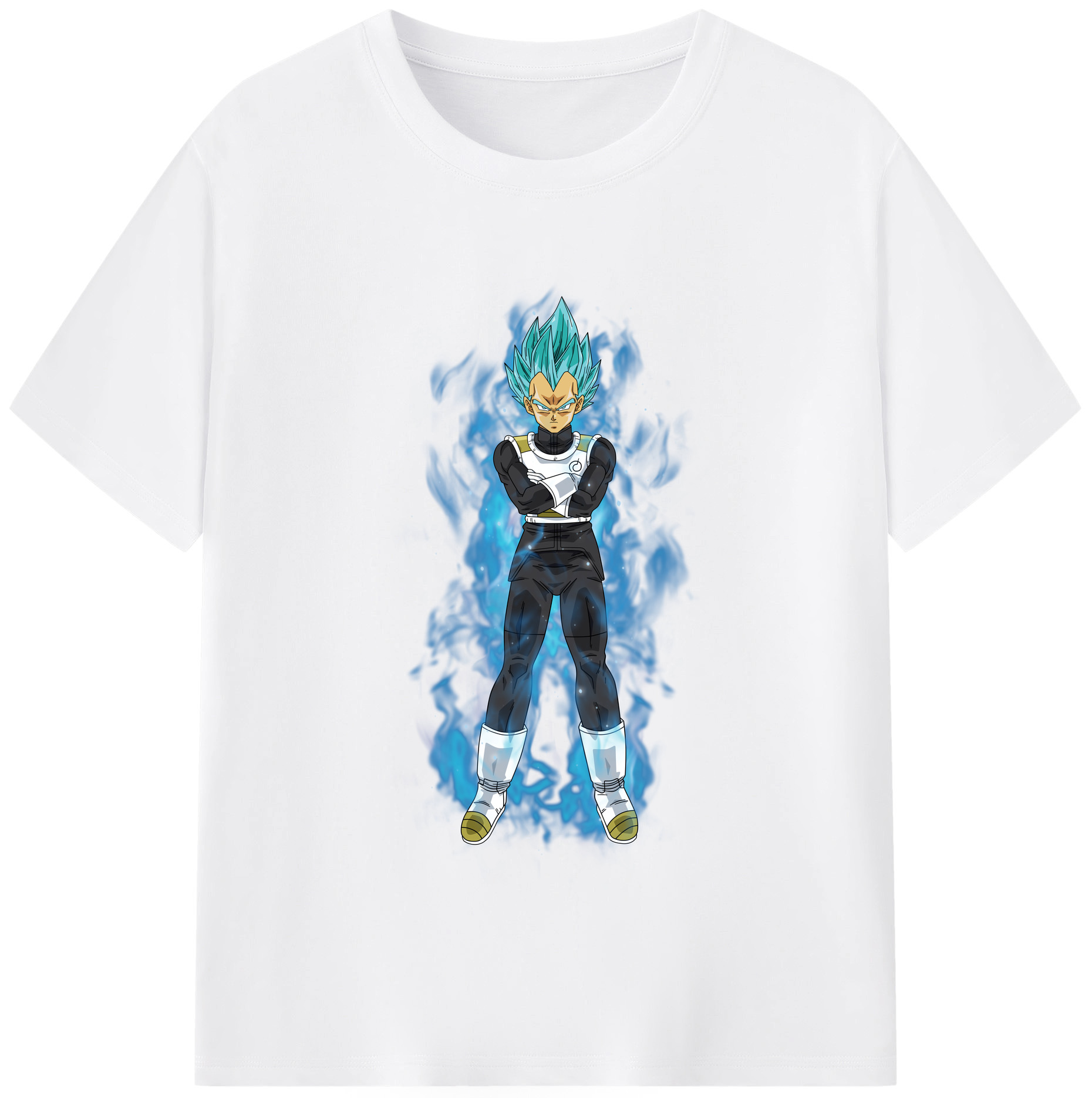 （画像用） ドラゴンボール ベジータ四世（Bejīta Yonsei）DRAGON BALL Vegeta IV 綿100％半袖Tシャツ（フロントプリント）