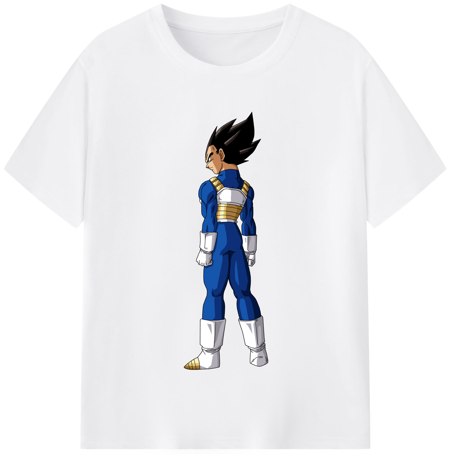 （画像用） ドラゴンボール ベジータ四世（Bejīta Yonsei）DRAGON BALL Vegeta IV 綿100％半袖Tシャツ（フロントプリント）