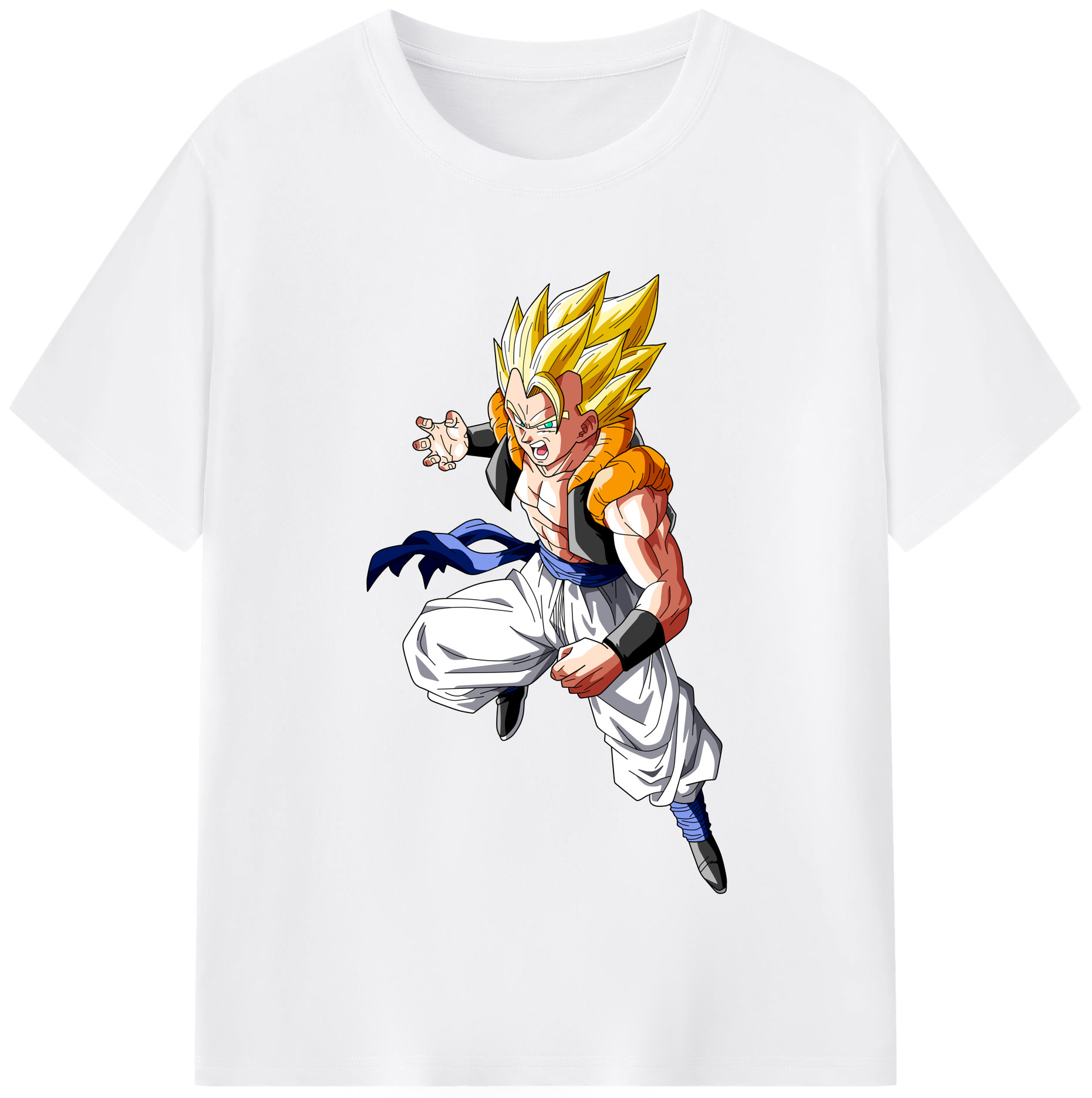 （画像用） ドラゴンボール ベジータ四世（Bejīta Yonsei）DRAGON BALL Vegeta IV 綿100％半袖Tシャツ（フロントプリント）