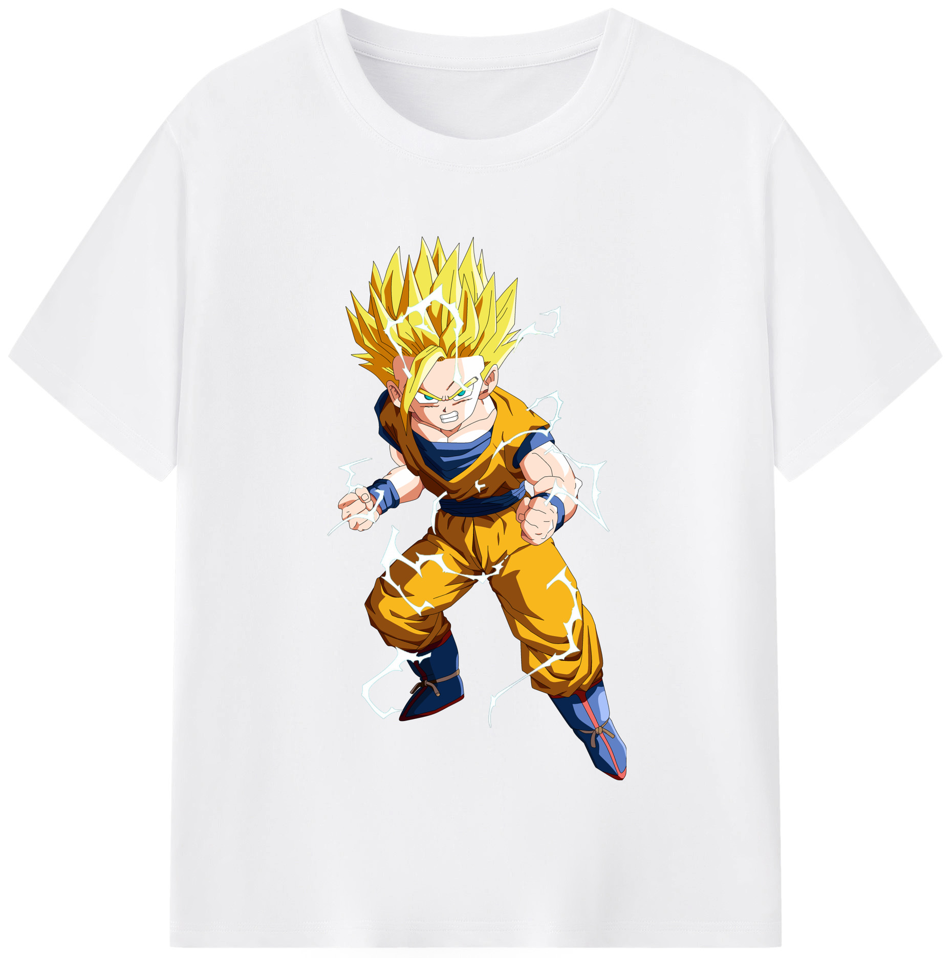 （画像用） ドラゴンボール 孫 悟飯（そんごはん）DRAGON BALL Son Gohan 綿100％半袖Tシャツ（フロントプリント）