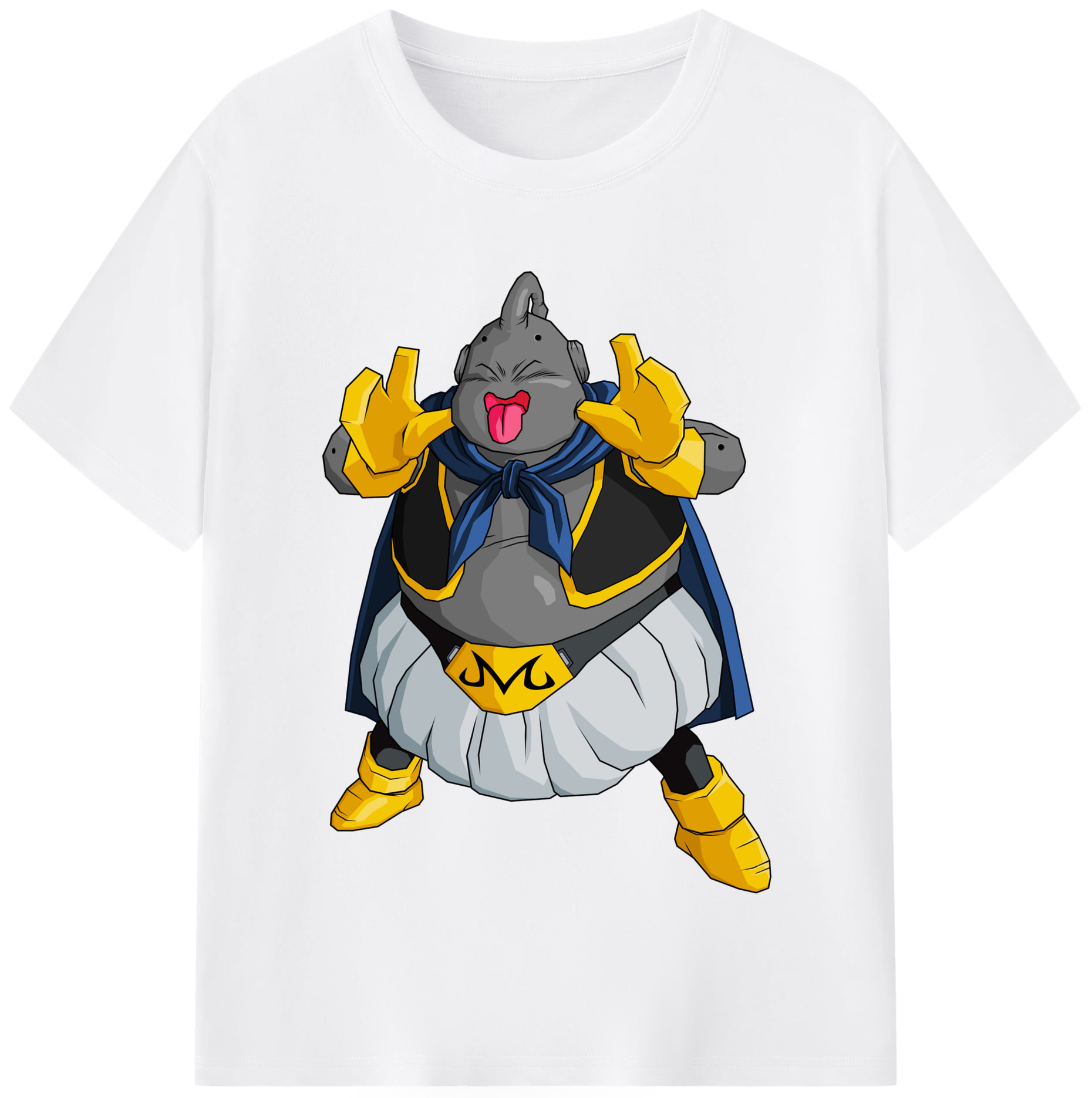 （画像用） ドラゴンボール 魔人ブウ DRAGON BALL Majin Buu 綿100％半袖Tシャツ（フロントプリント）