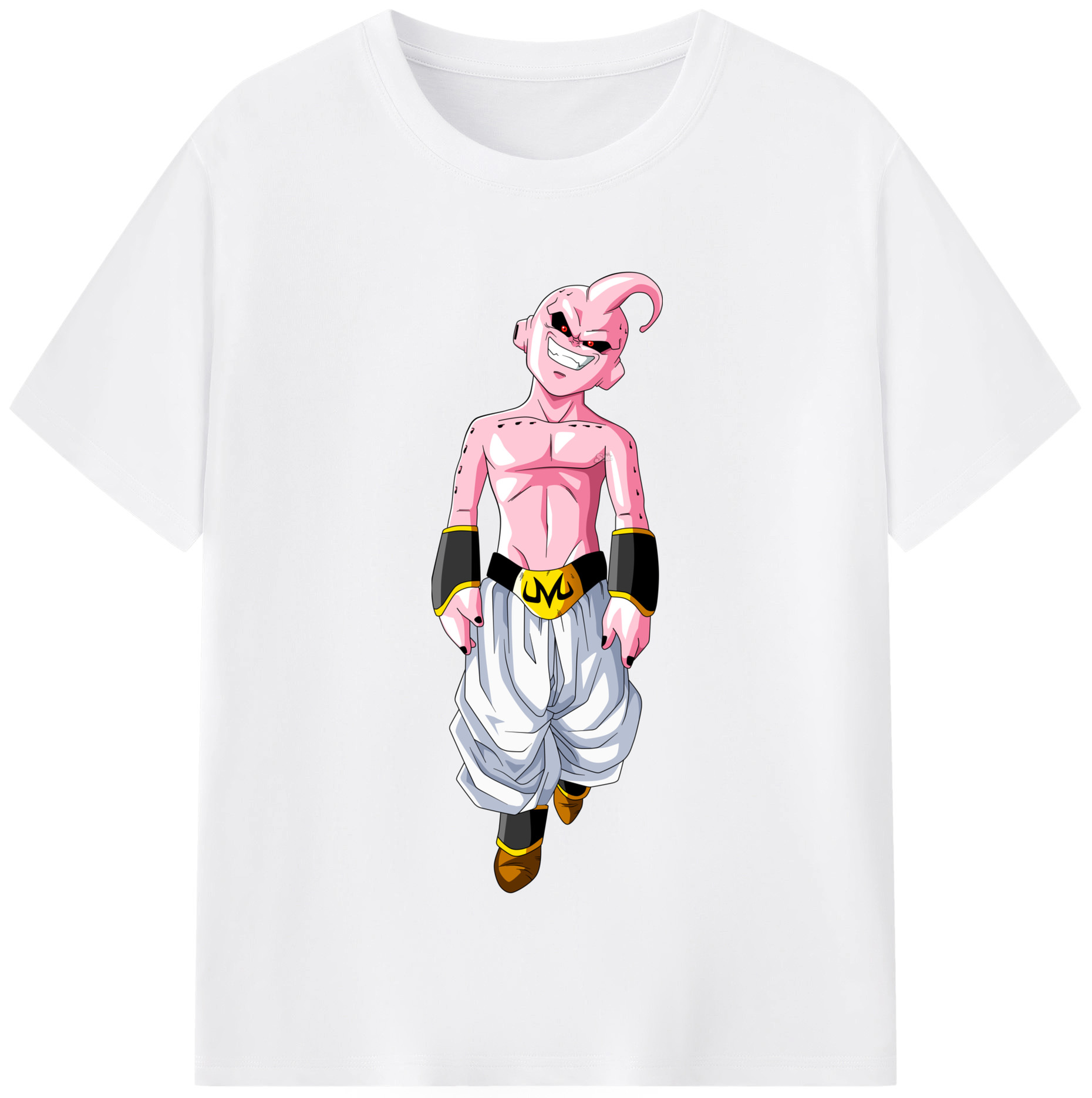 （画像用） ドラゴンボール 魔人ブウ DRAGON BALL Majin Buu 綿100％半袖Tシャツ（フロントプリント）