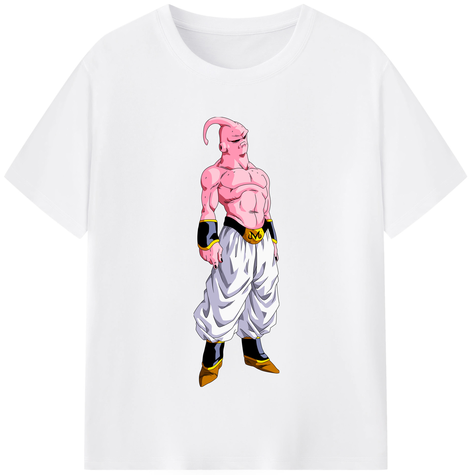 （画像用） ドラゴンボール 魔人ブウ DRAGON BALL Majin Buu 綿100％半袖Tシャツ（フロントプリント）