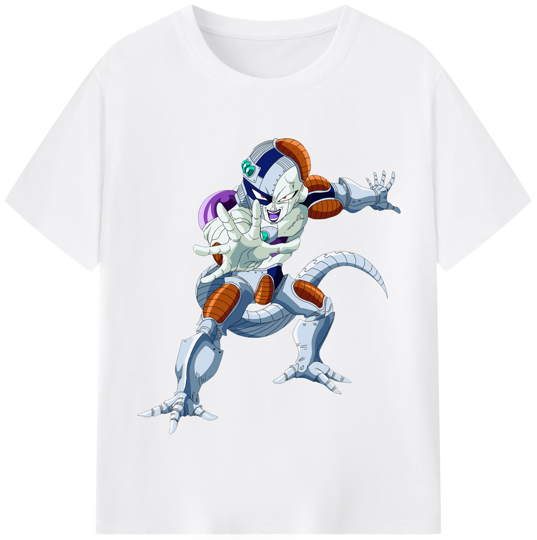 （画像用） ドラゴンボール フリーザ DRAGON BALL Frieza 綿100％半袖Tシャツ（フロントプリント）