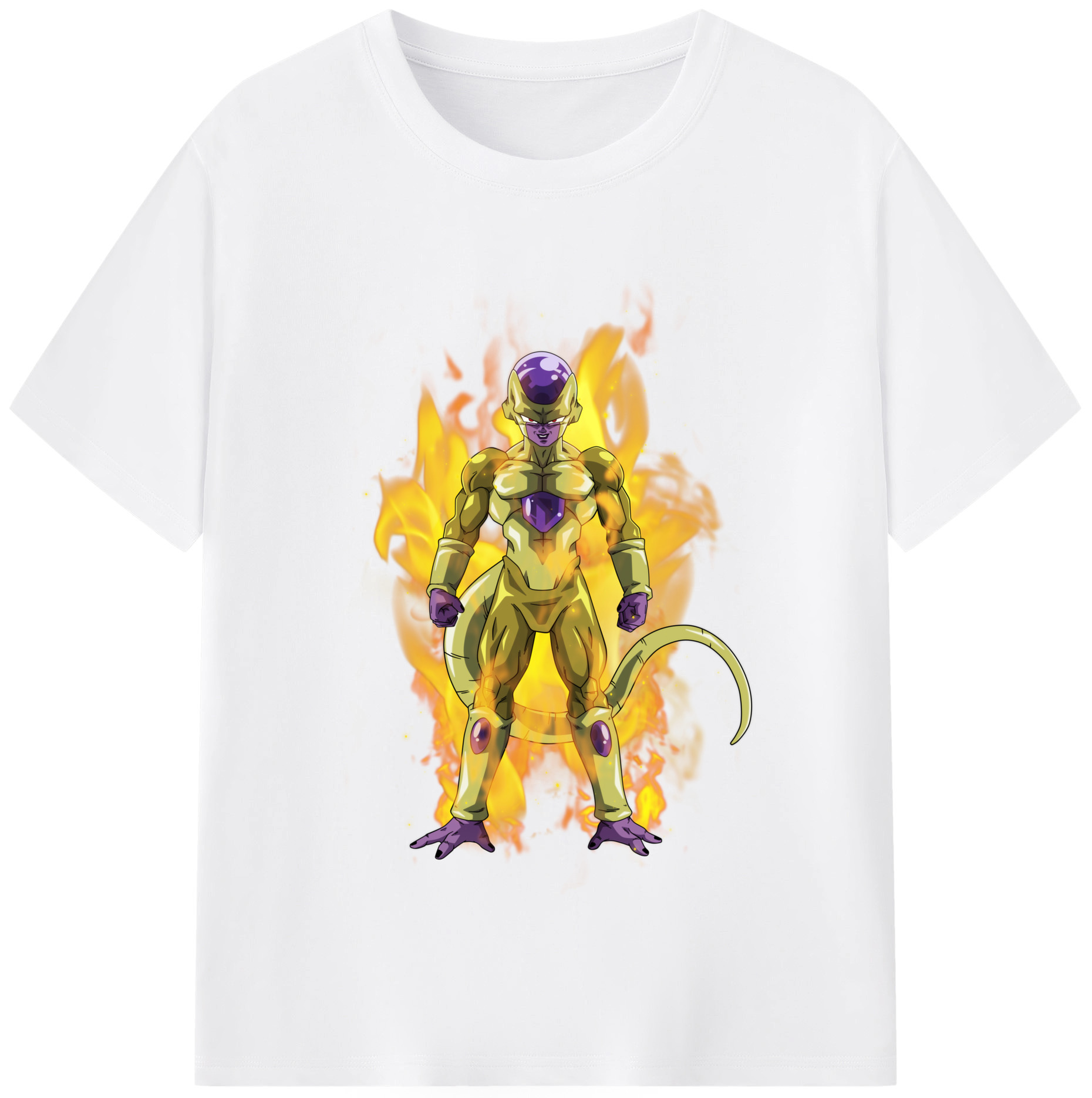 （画像用） ドラゴンボール フリーザ DRAGON BALL Frieza 綿100％半袖Tシャツ（フロントプリント）
